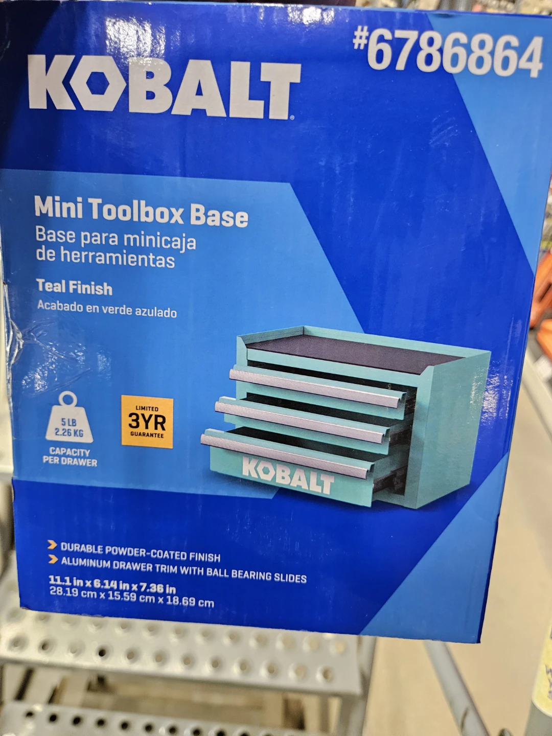 Kobalt Mini Toolbox Base Teal - photo 5
