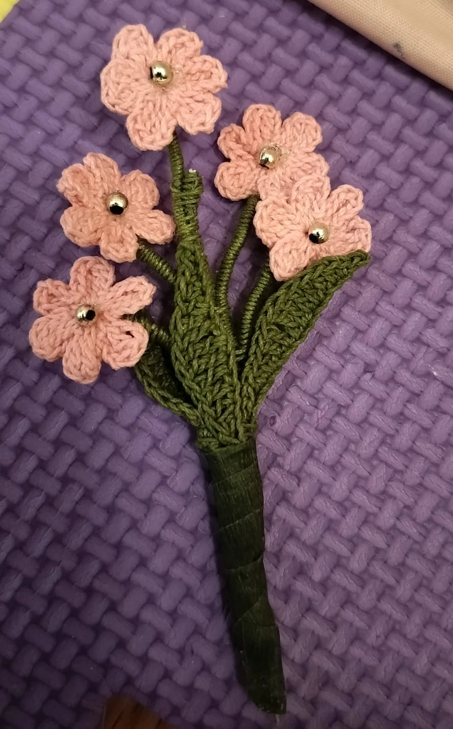 Handmade Crochet Brooch Set Can be customized