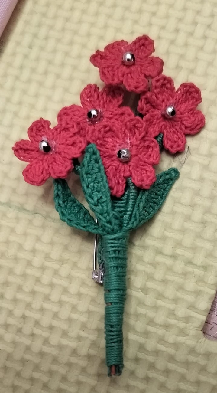 Handmade Crochet Brooch Set Can be customized - photo 2