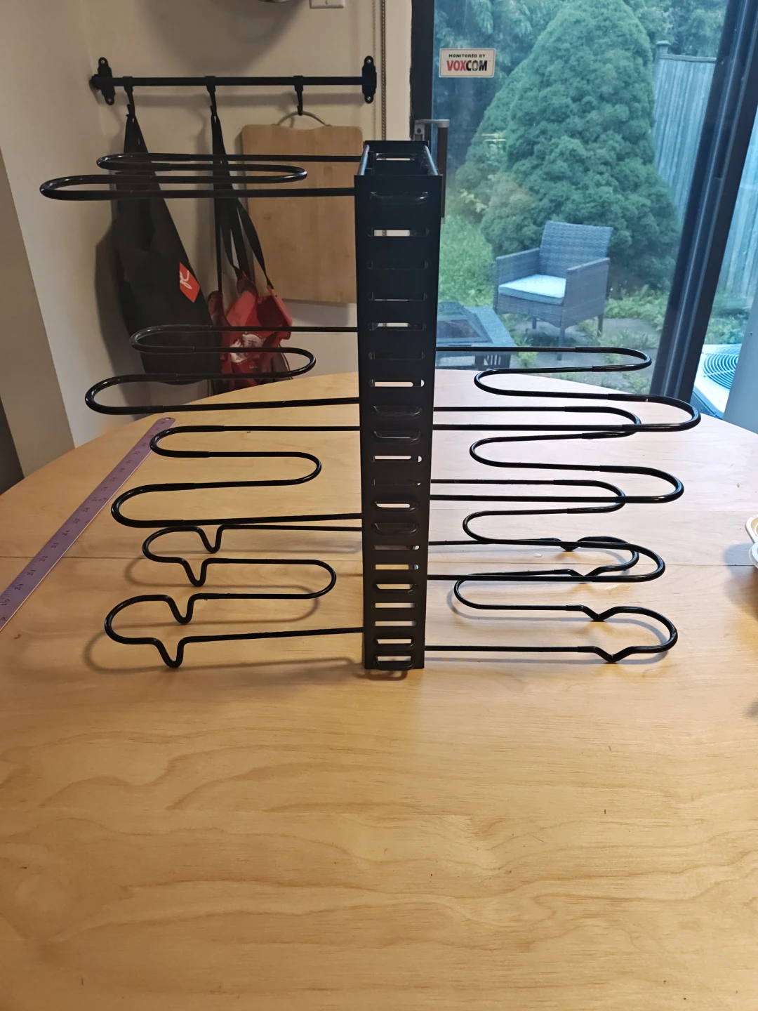 Adjustable Pan and Pot Organizer Rack