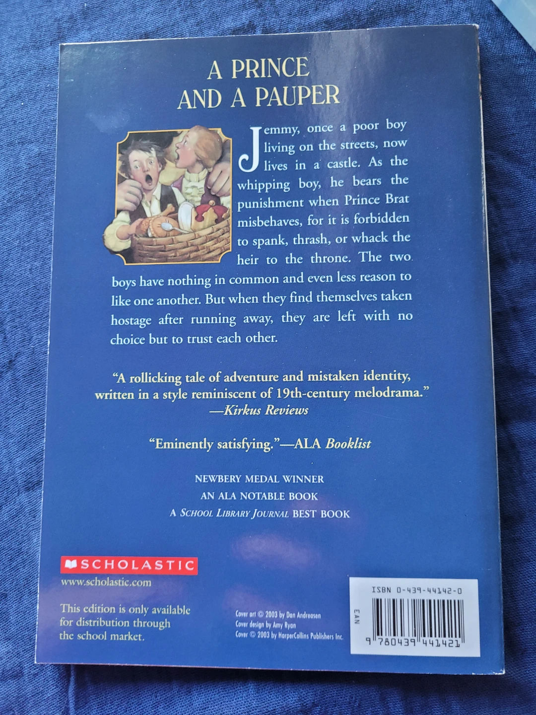 The Whipping Boy by Sid Fleischman - A Prince and a Pauper - photo 2