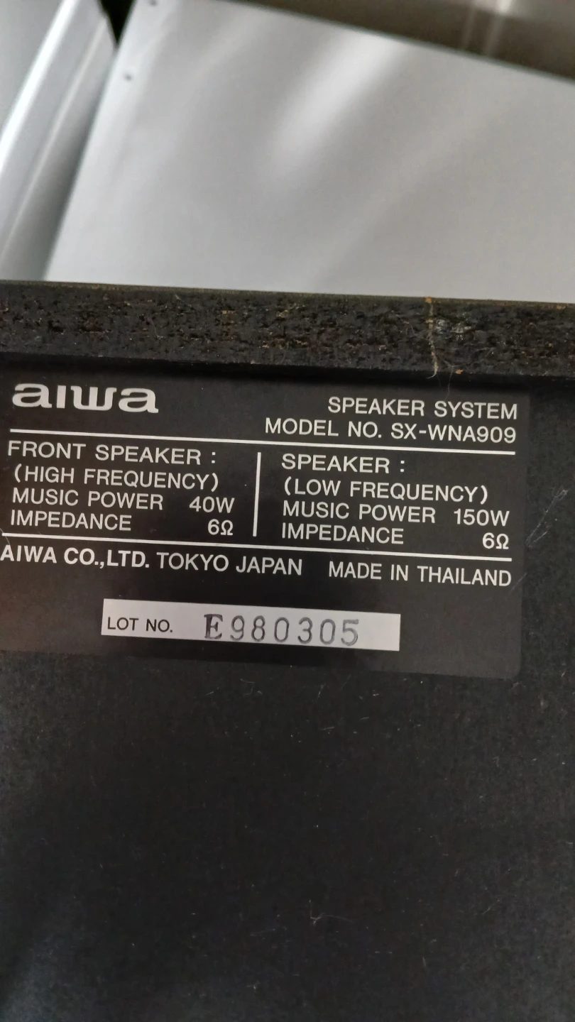 Vintage AIWA Speaker for $10.00 - photo 5