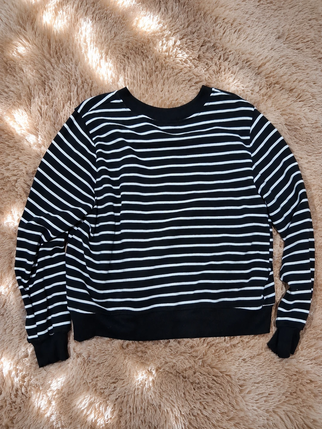 Activein NY Striped Crewneck Sweatshirt Size L - photo 2