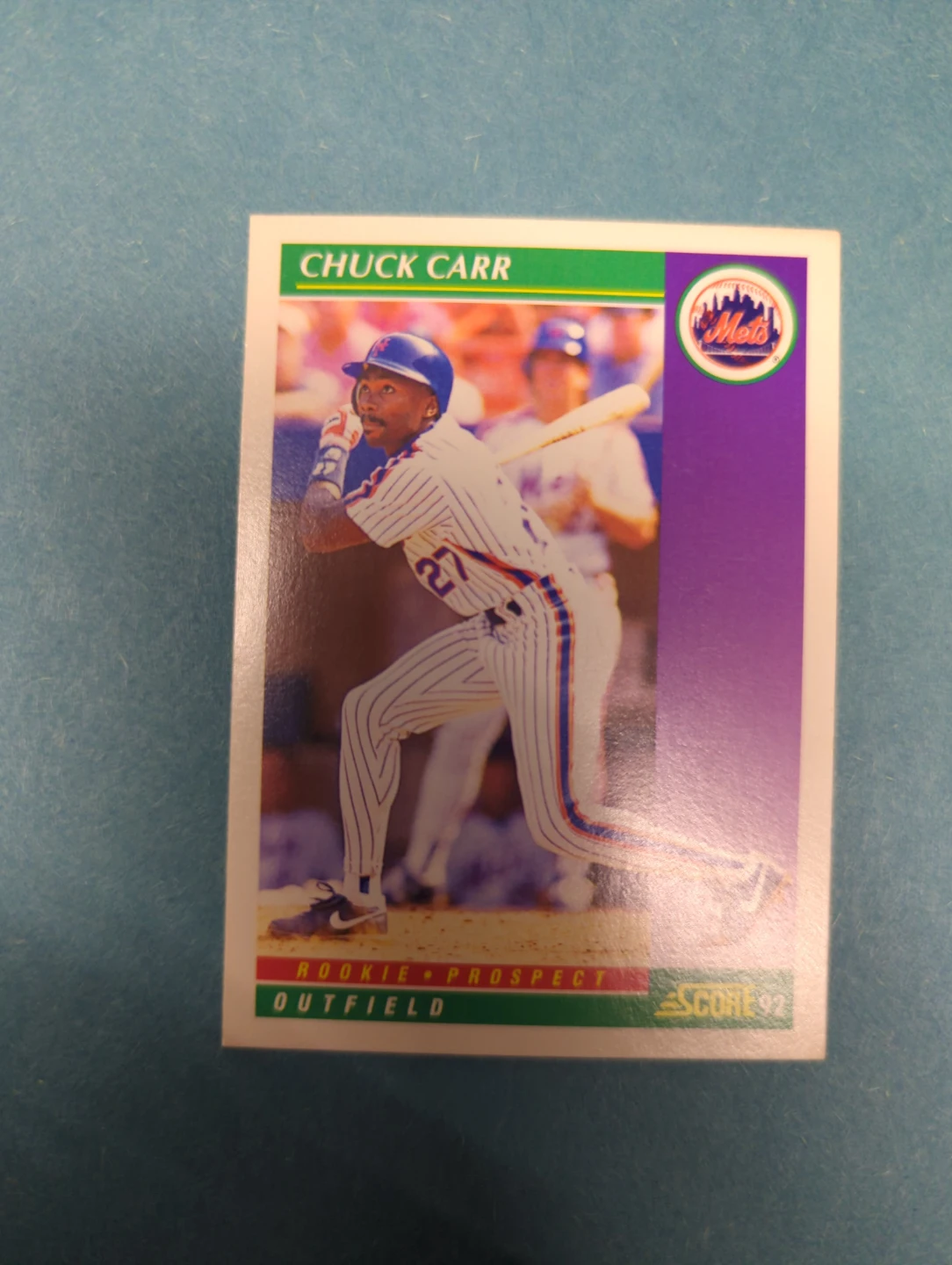 Chuck Carr Baseball Card ⚽