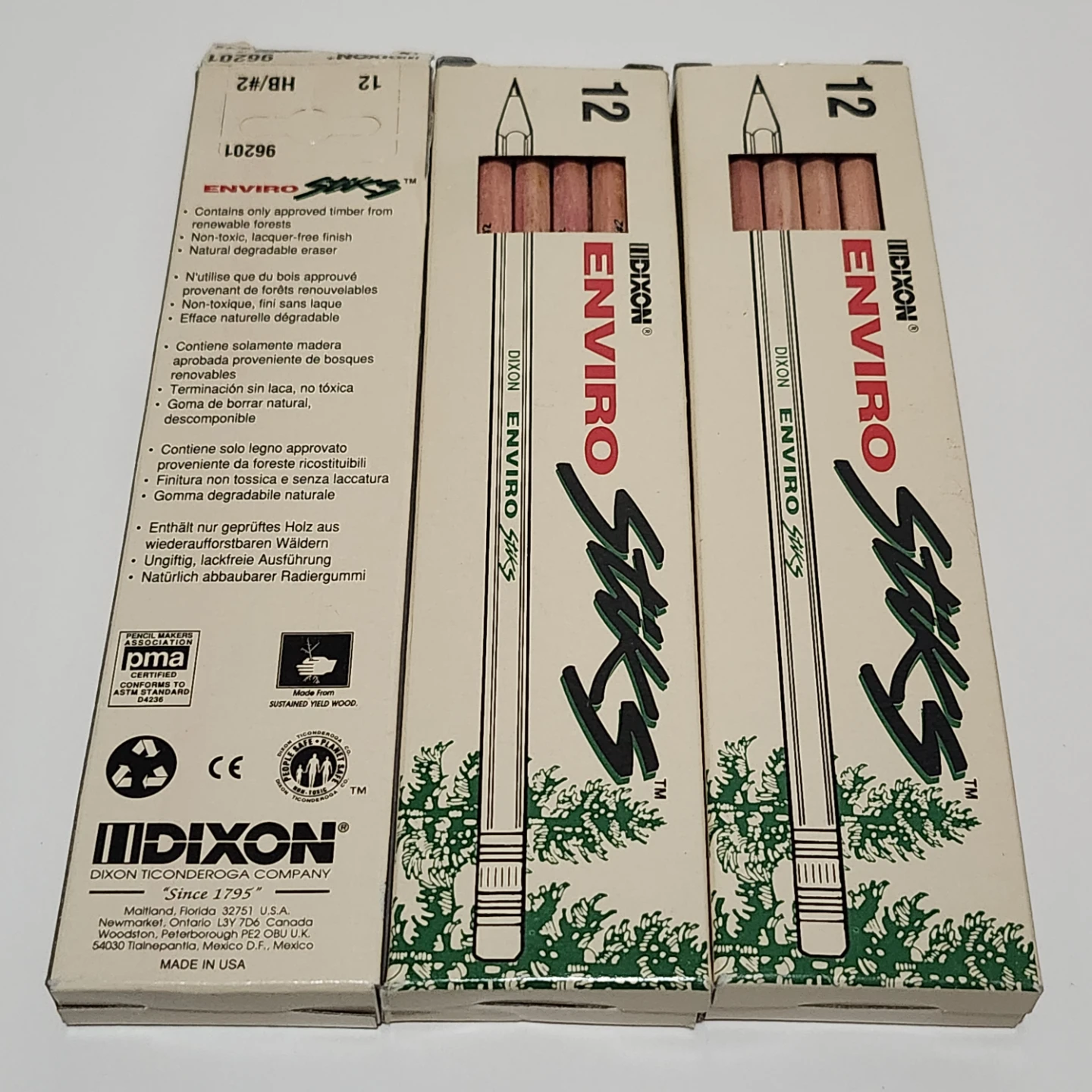 Vintage Dixon Enviro Stiks 32 Pencils HB #2 96201 NEW - photo 2