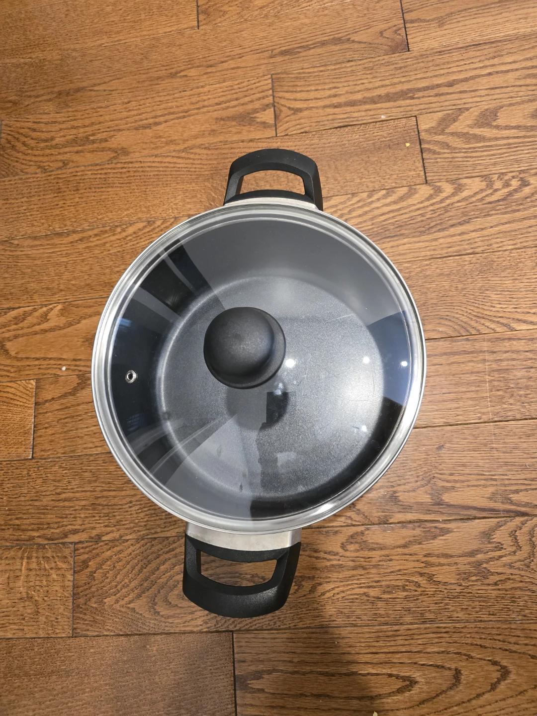 Large black pot with handles - photo 3