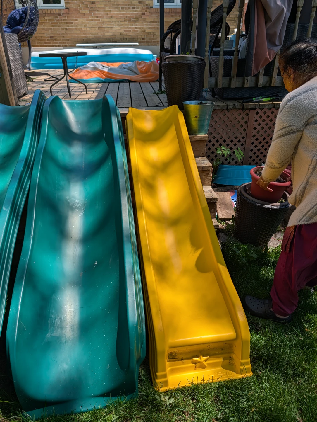 Yellow Plastic Slide