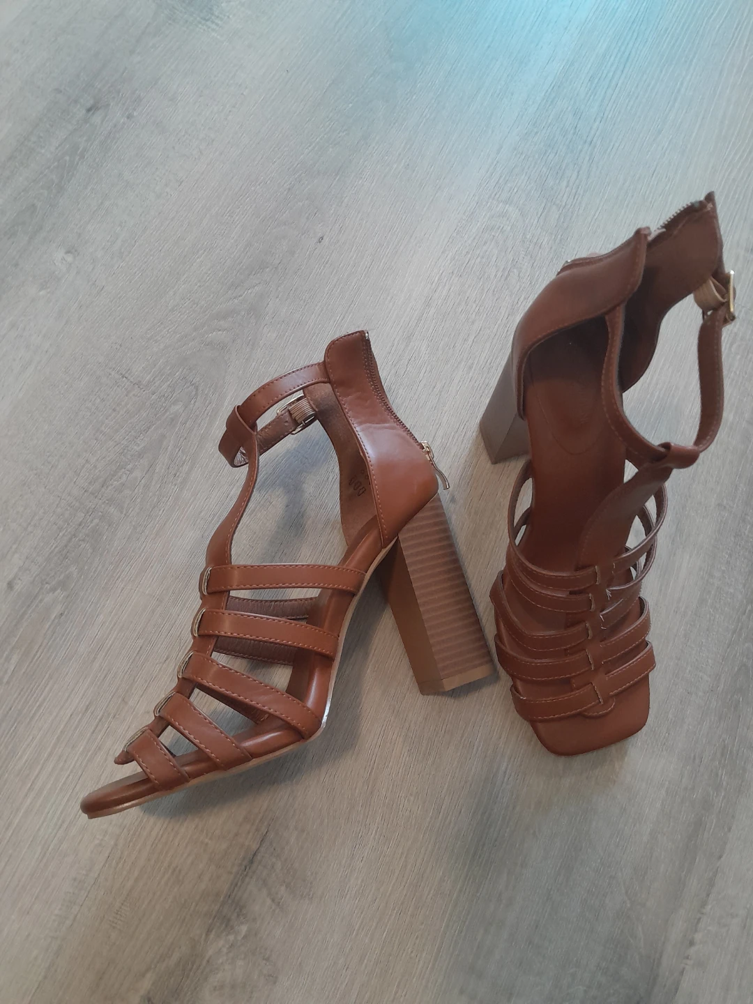 Brown Strappy Heeled Sandals - photo 2