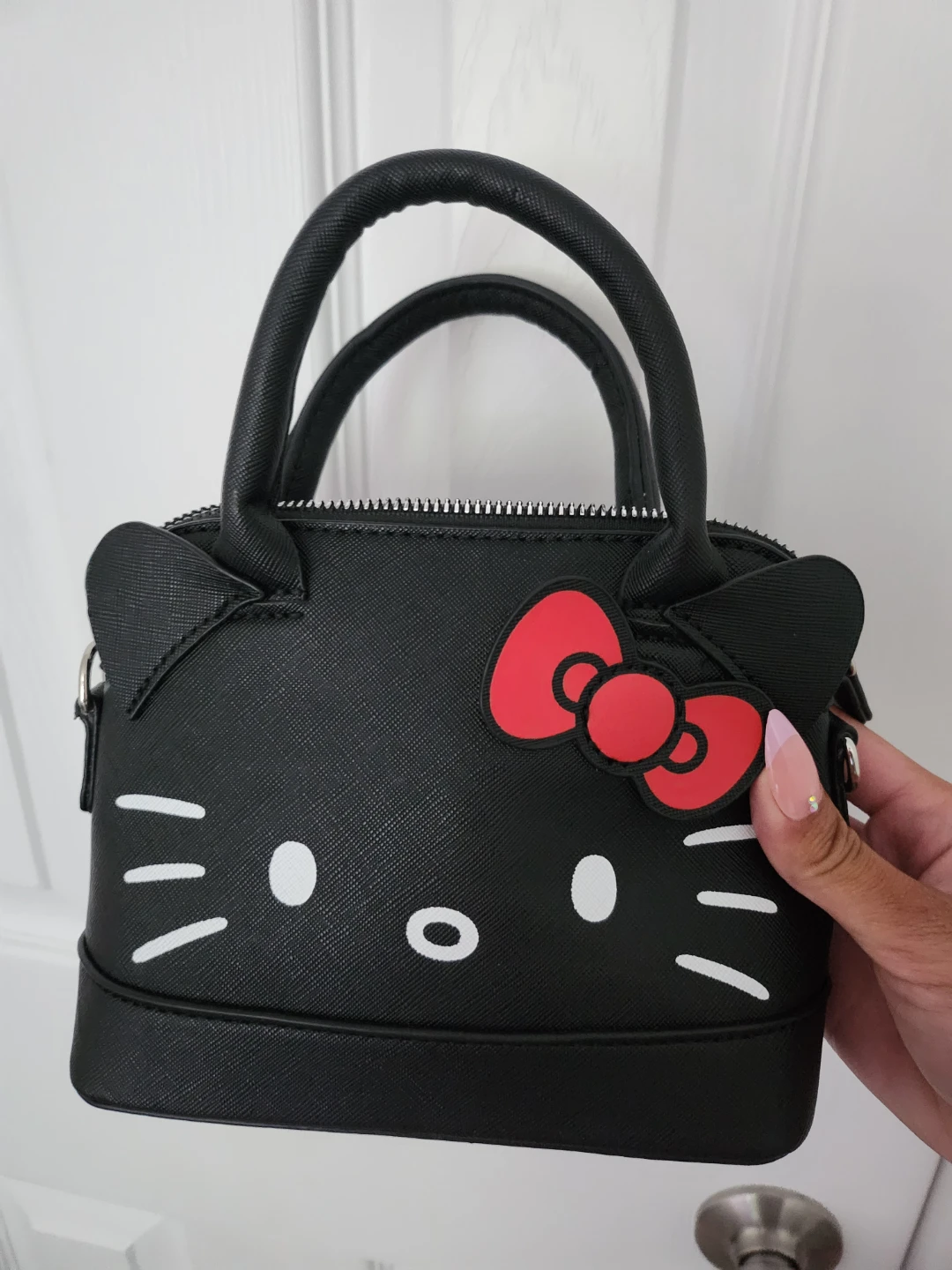 Hello Kitty Black Bow Dome Handbag Purse