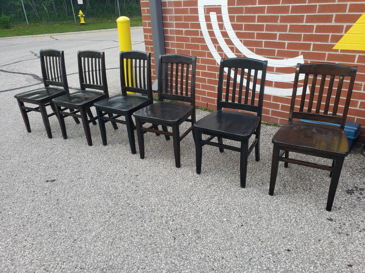 Wooden Chairs set of 6