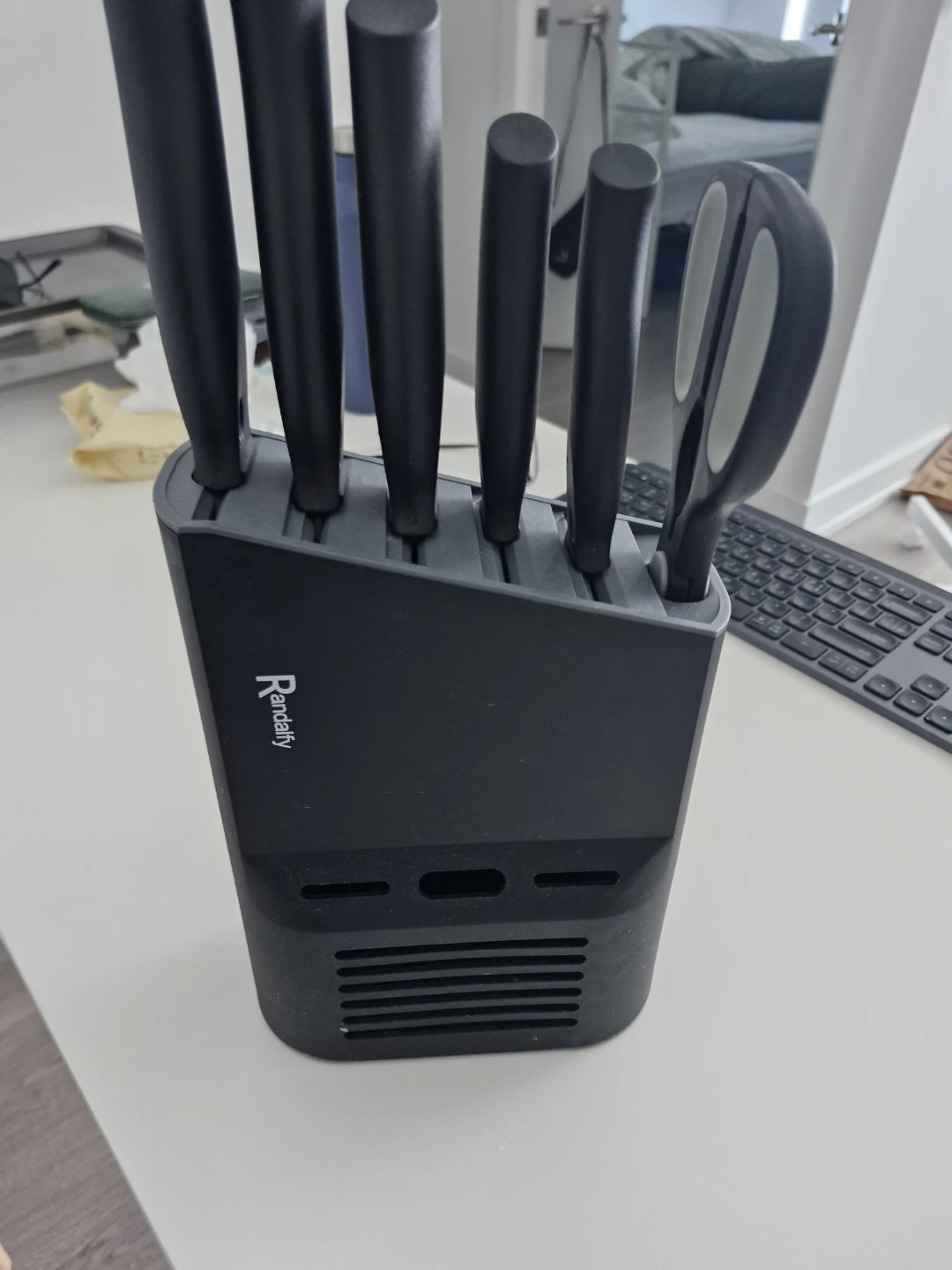 Rondelly Knife Block Set with Scissors