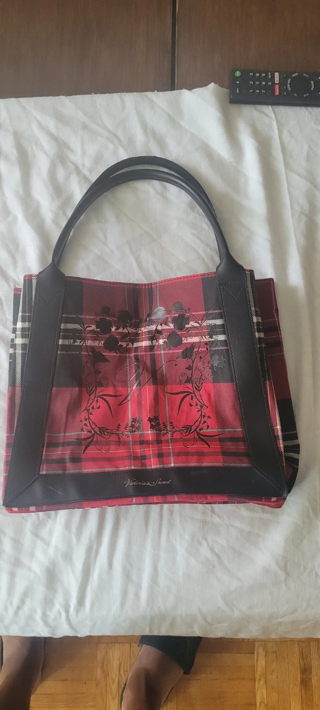 Victoria's Secret Tartan Tote Bag    CASH ONLY - photo 4