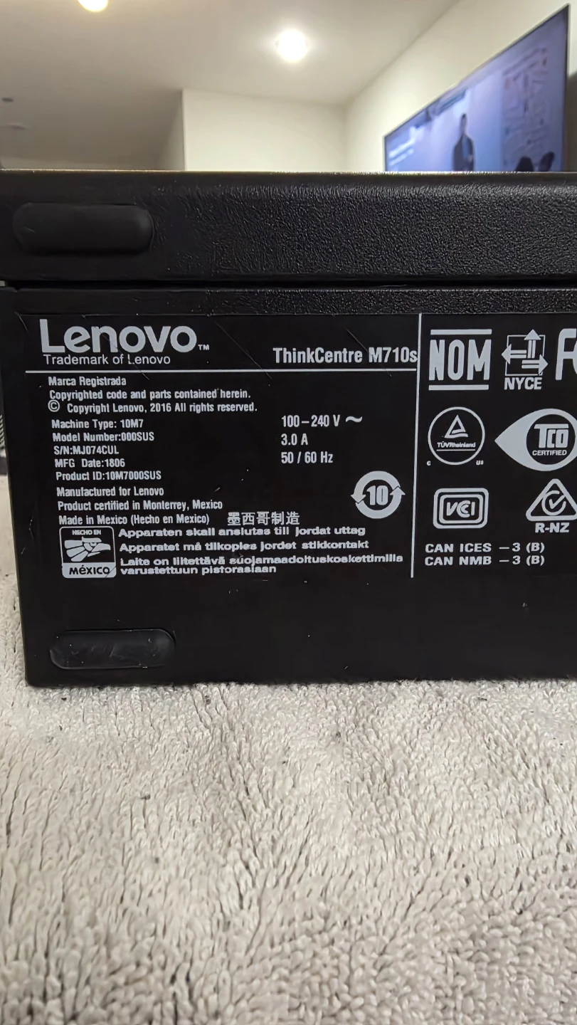 Lenovo ThinkCentre M710s Desktop Computer - photo 5