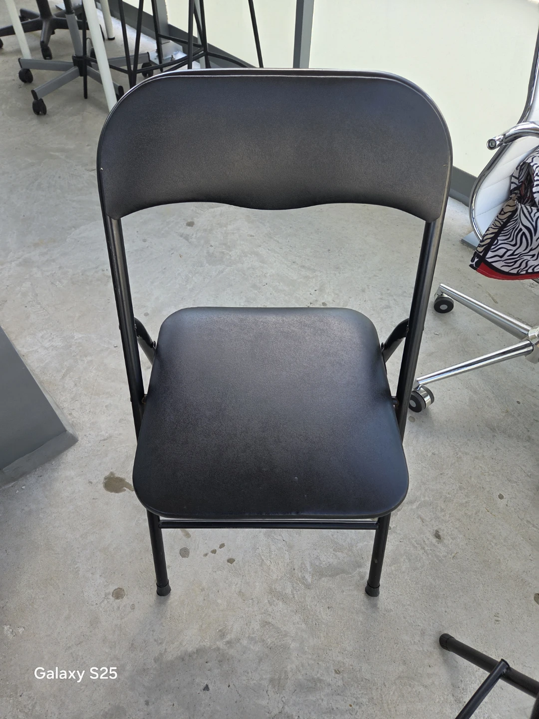 Black Folding Chair