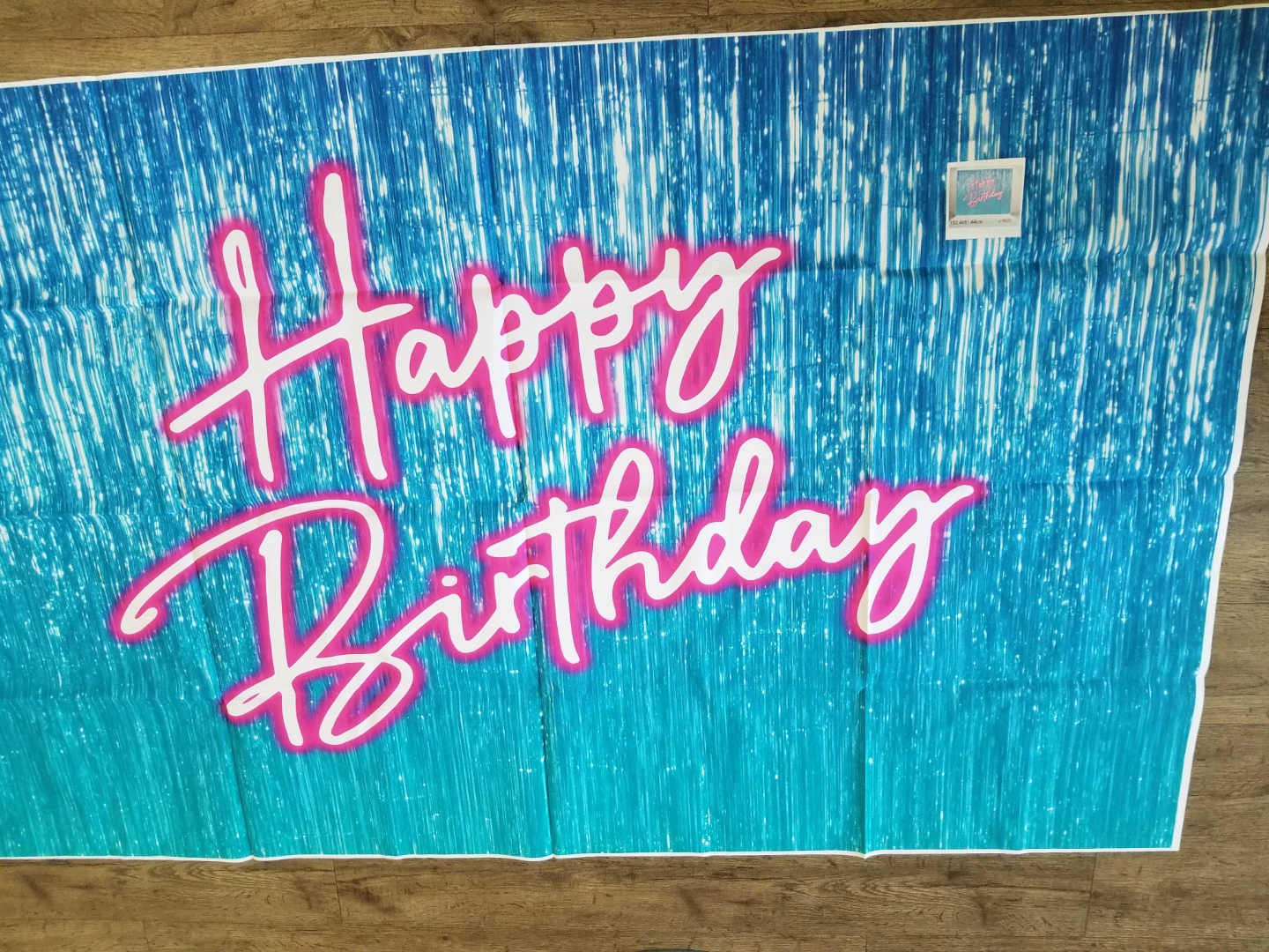 Happy Birthday Backdrop Banner