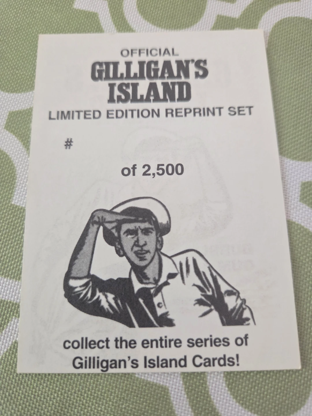 Gilligan's Island Limited Edition Reprint Set Cards - photo 2