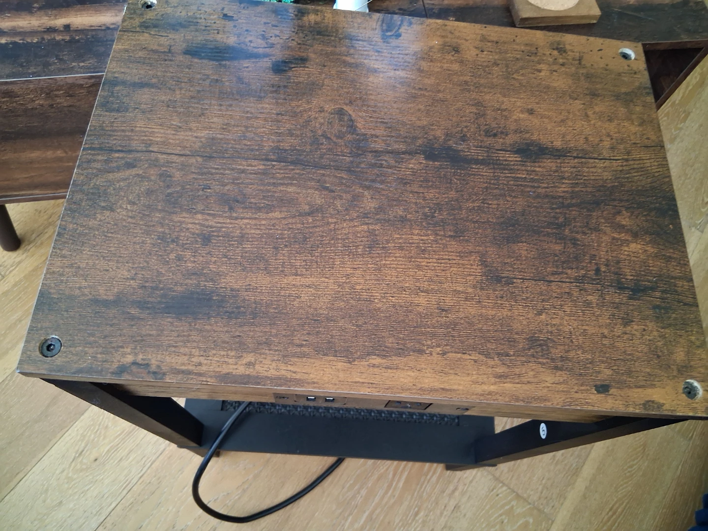End Table with Power Outlets and USB Ports - photo 3