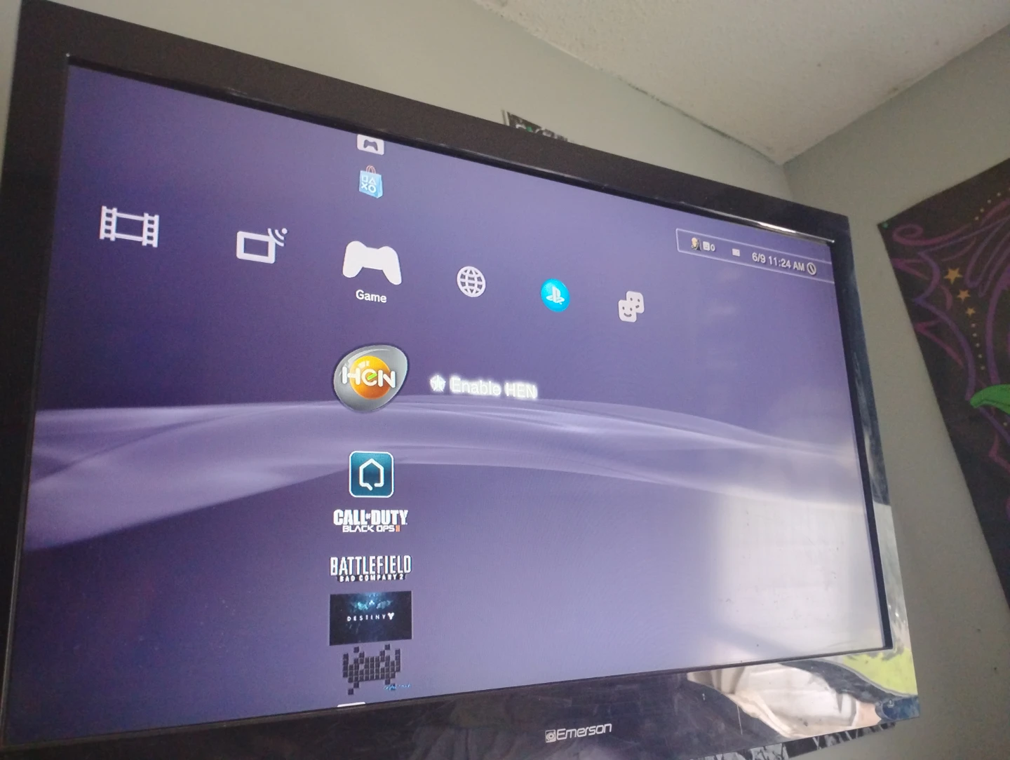 Modded PS3 super Slim + 3 games (ps3hen software) - photo 2