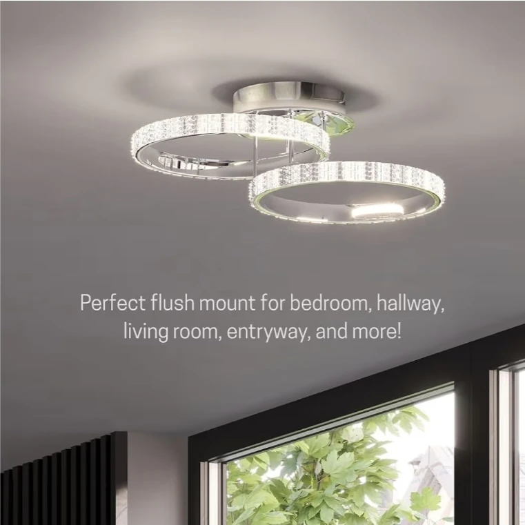 Kuzco Lighting Loris 16-Inch LED Semi-Flush Mount Ceiling Light - photo 3