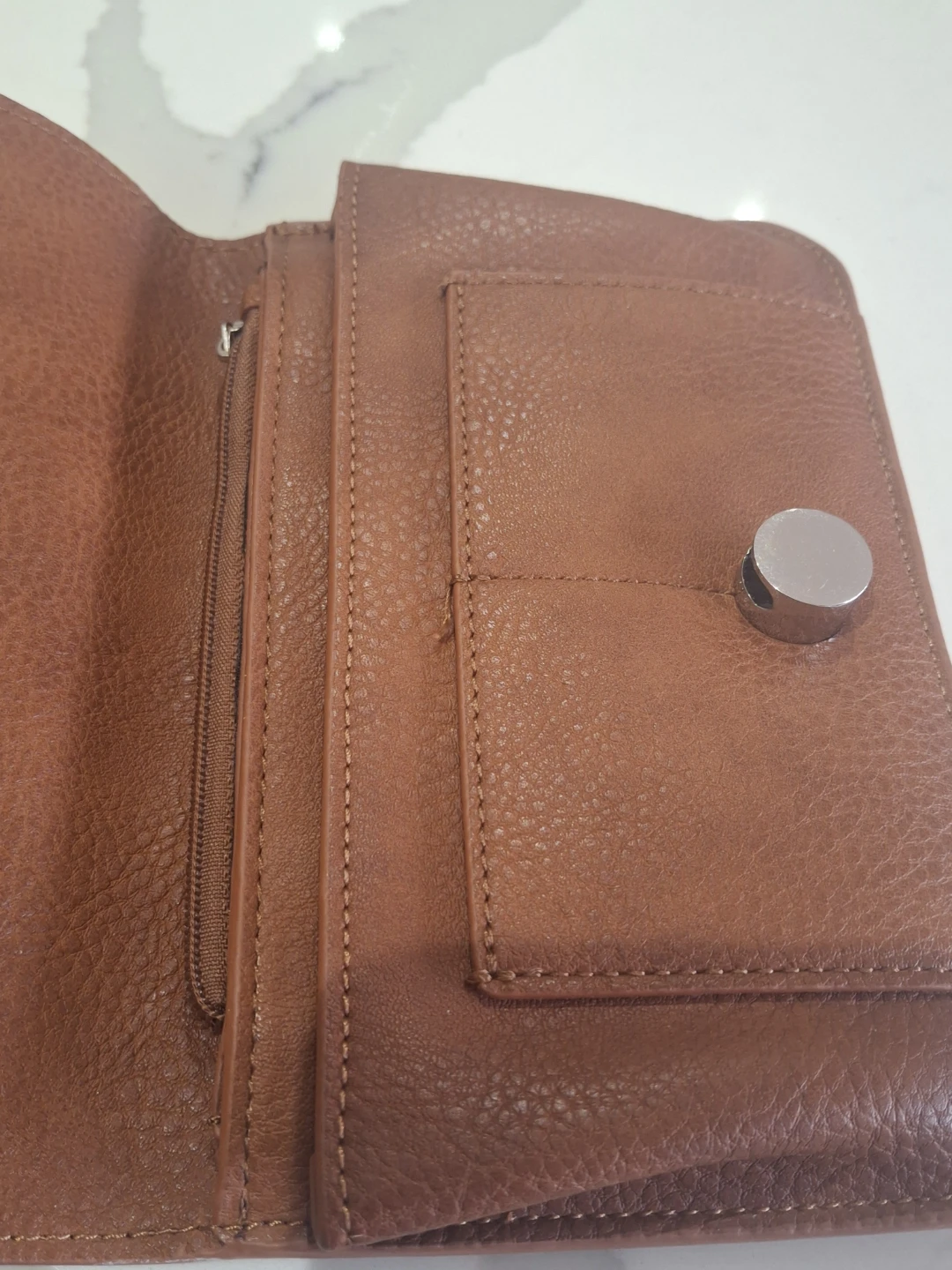 Brown Wallet with Card Holder/ password - photo 2