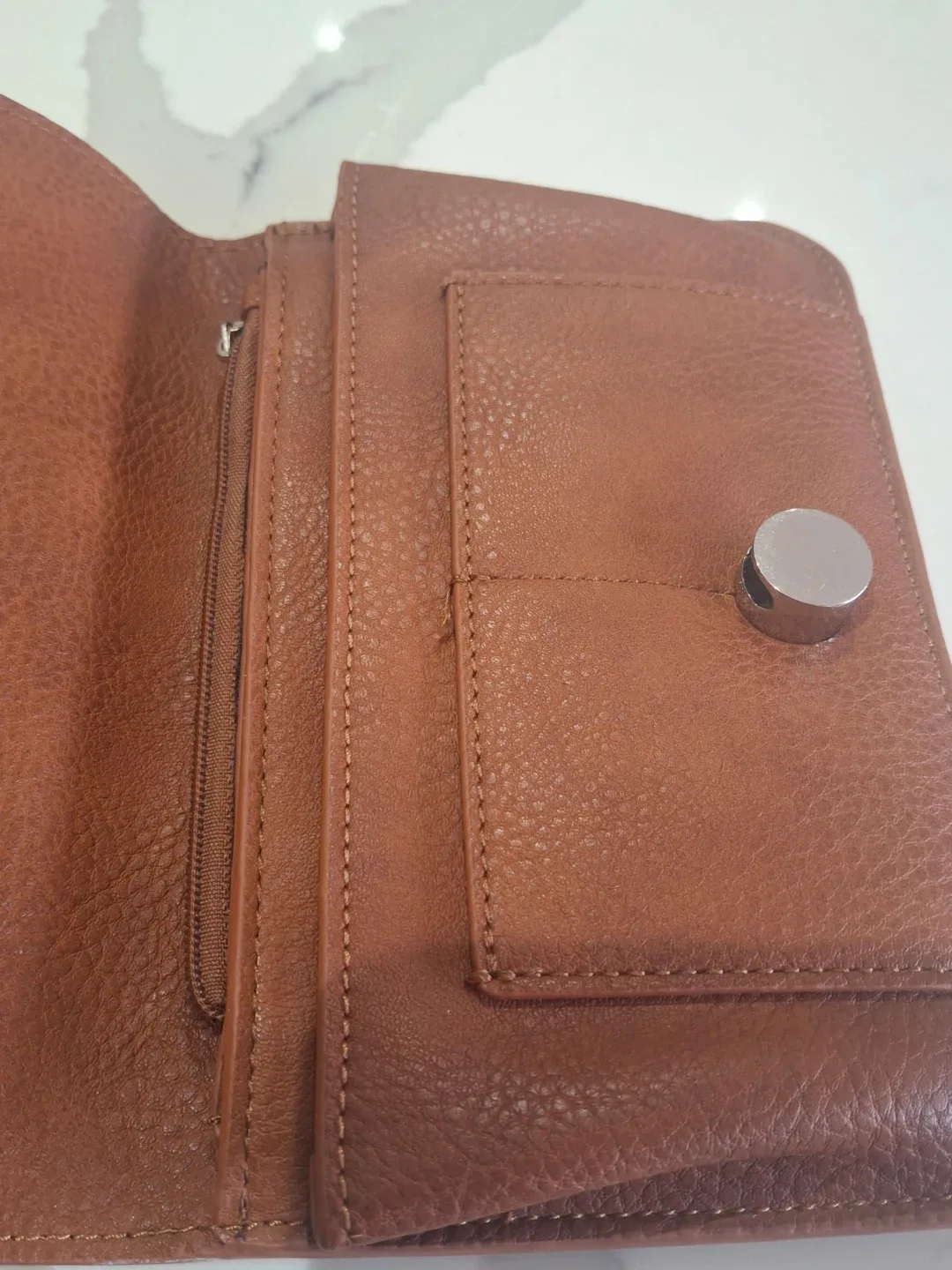 Brown Wallet with Card Holder/ password - photo 2