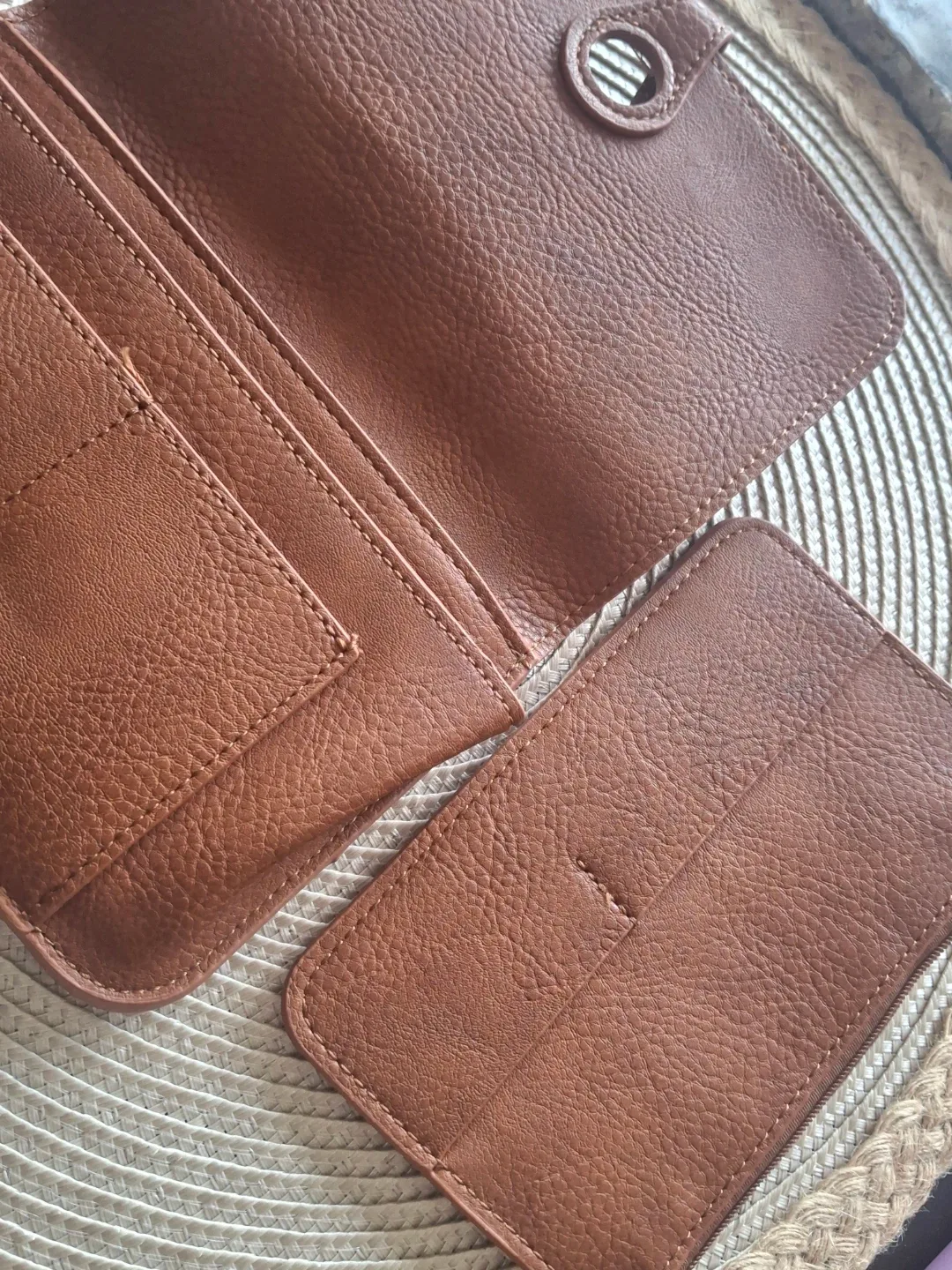 Brown Wallet with Card Holder/ password - photo 3