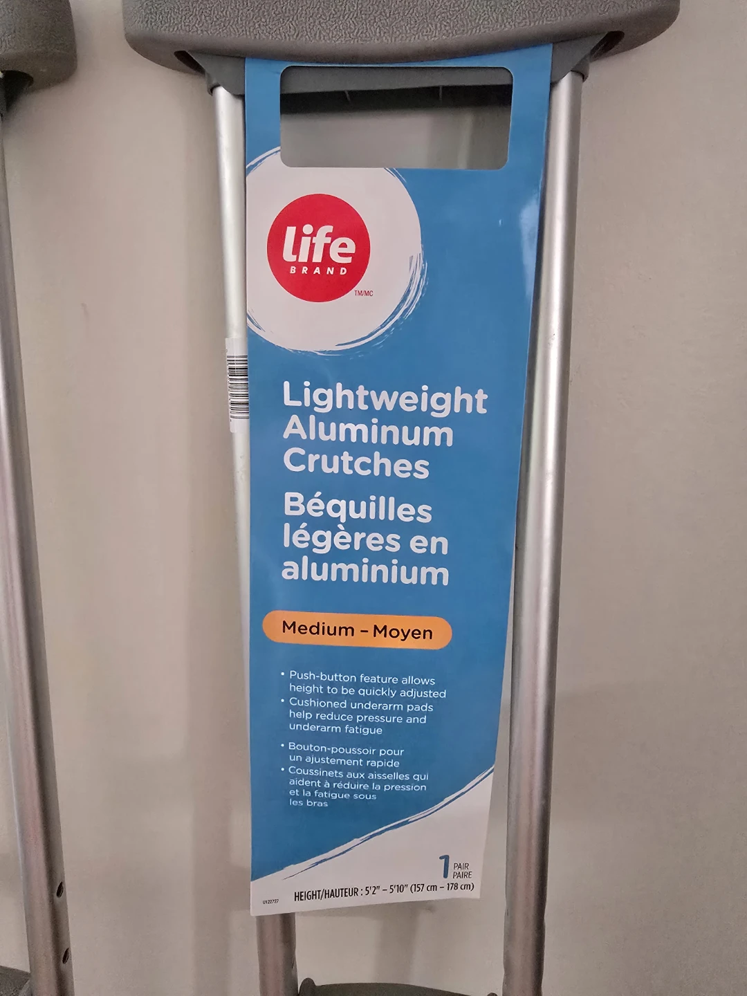 Life Brand Lightweight Aluminum Crutches Medium - photo 3