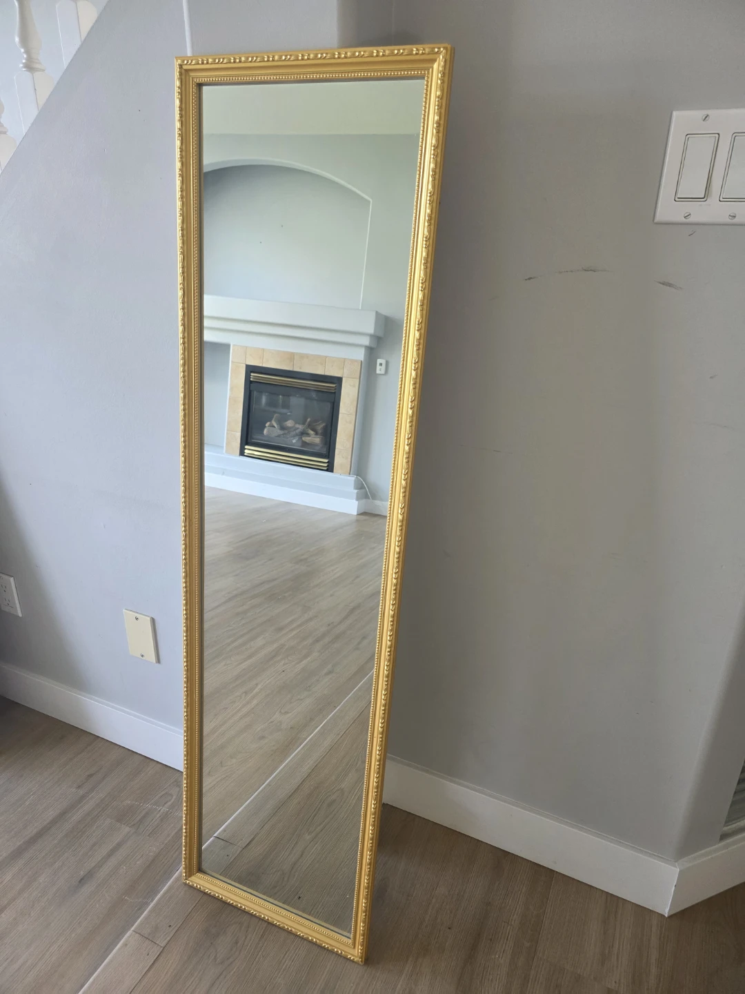 Ornate Gold Framed Full Length Mirror