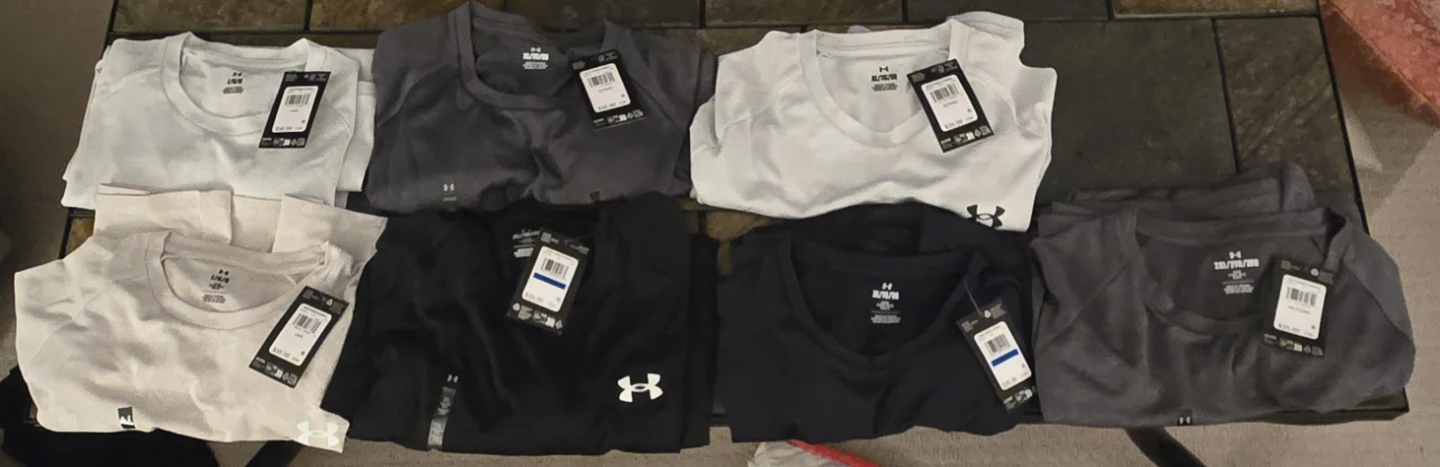 NWT Men's Under Armour TEES. Large, XL & XXL  $25 each OBO.