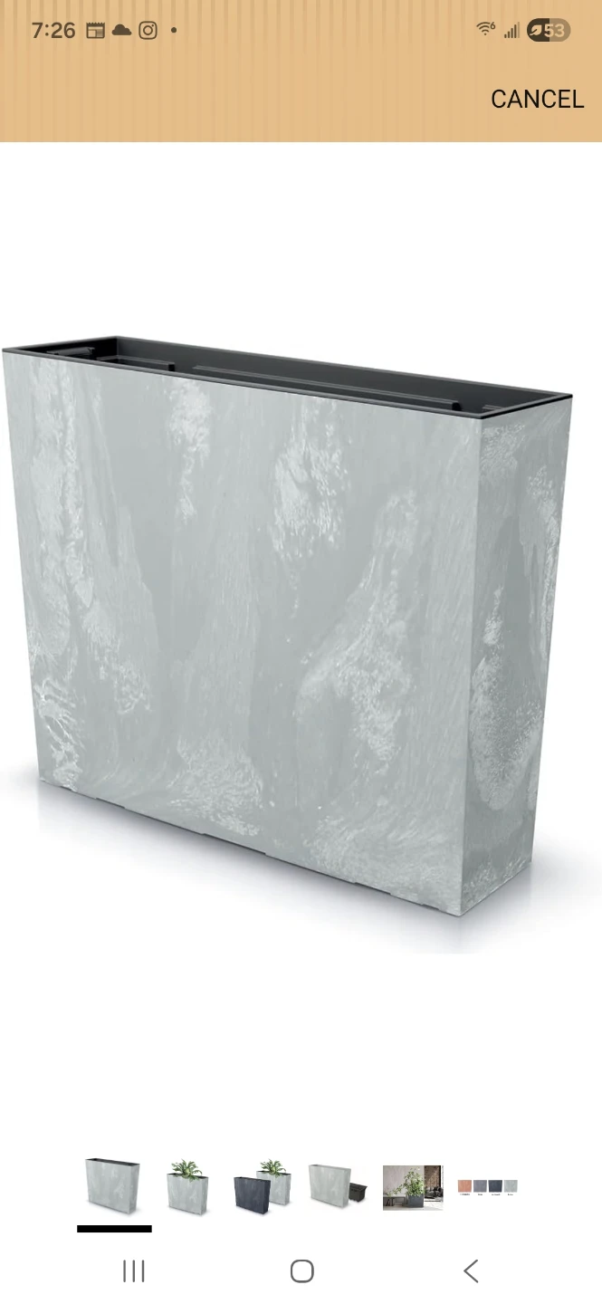 Blowout sale $15 each Rectangular Planter with Removable Liner - photo 2