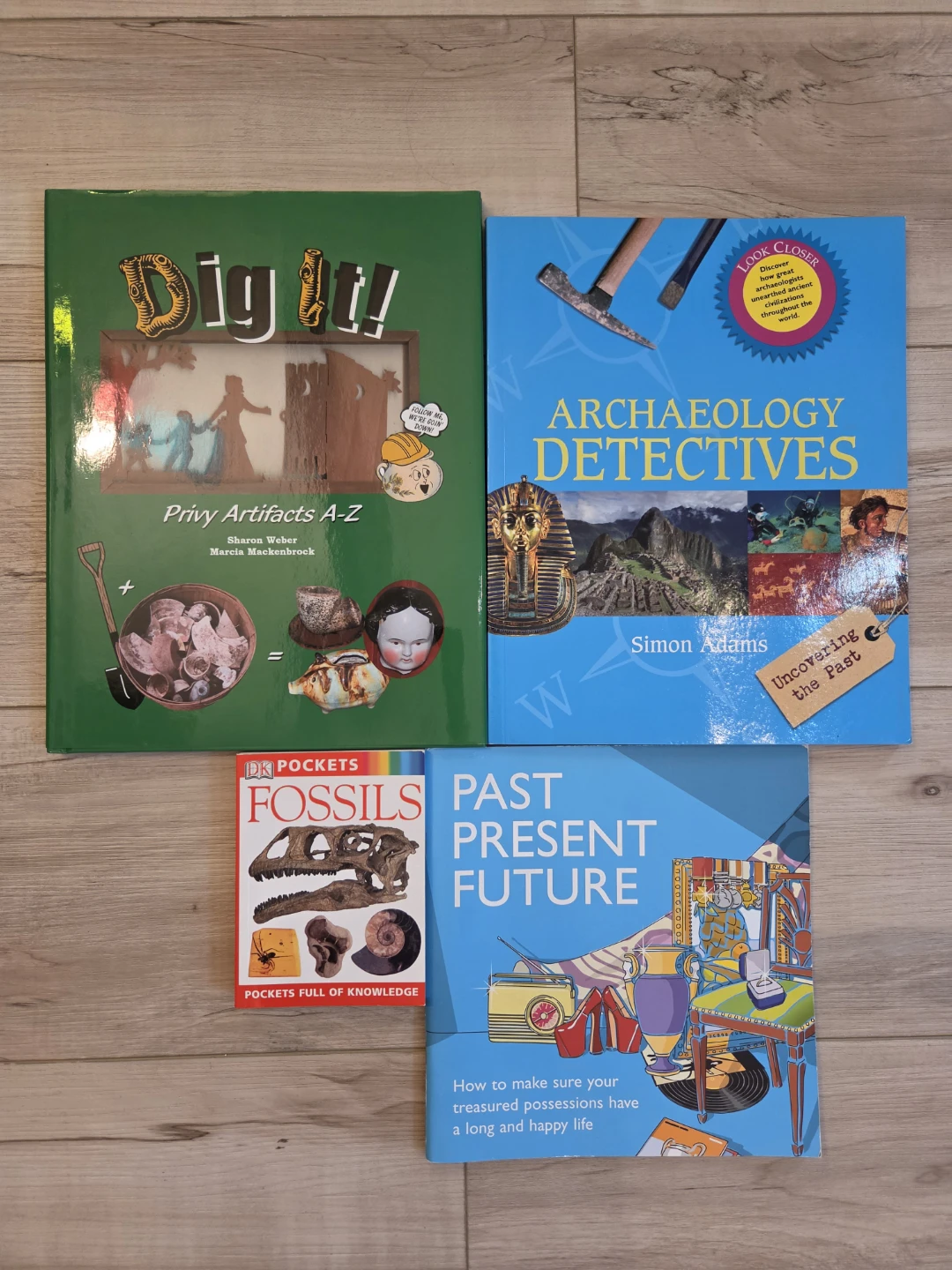 Books on Archaeology, Fossils, & Protecting Collection