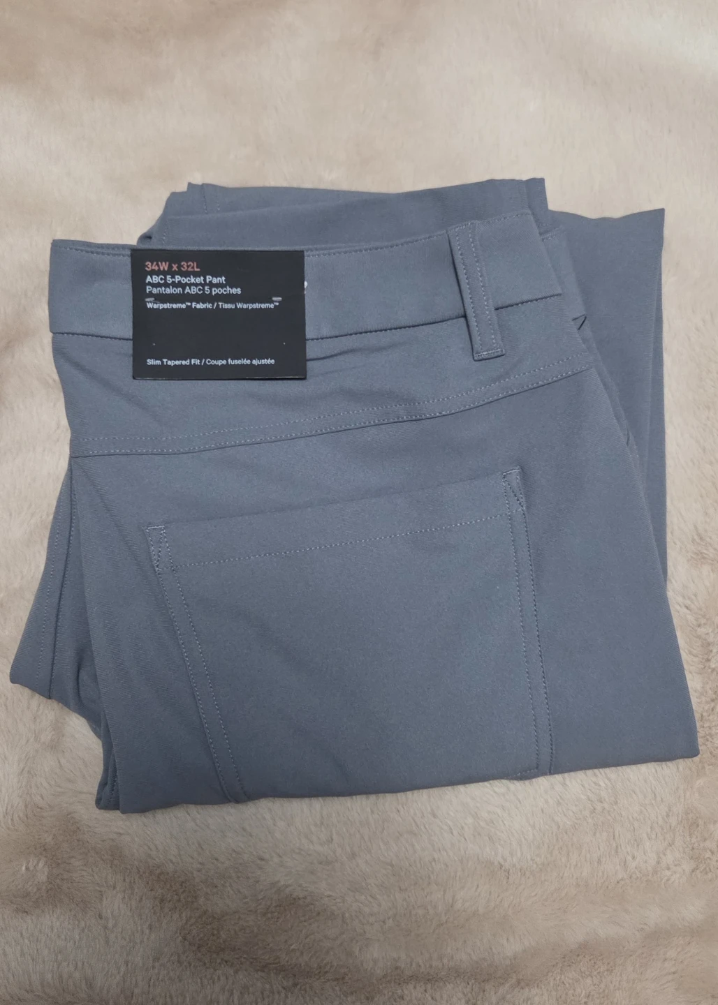 Lululemon ABC 5-Pocket Pant 34W x 32L