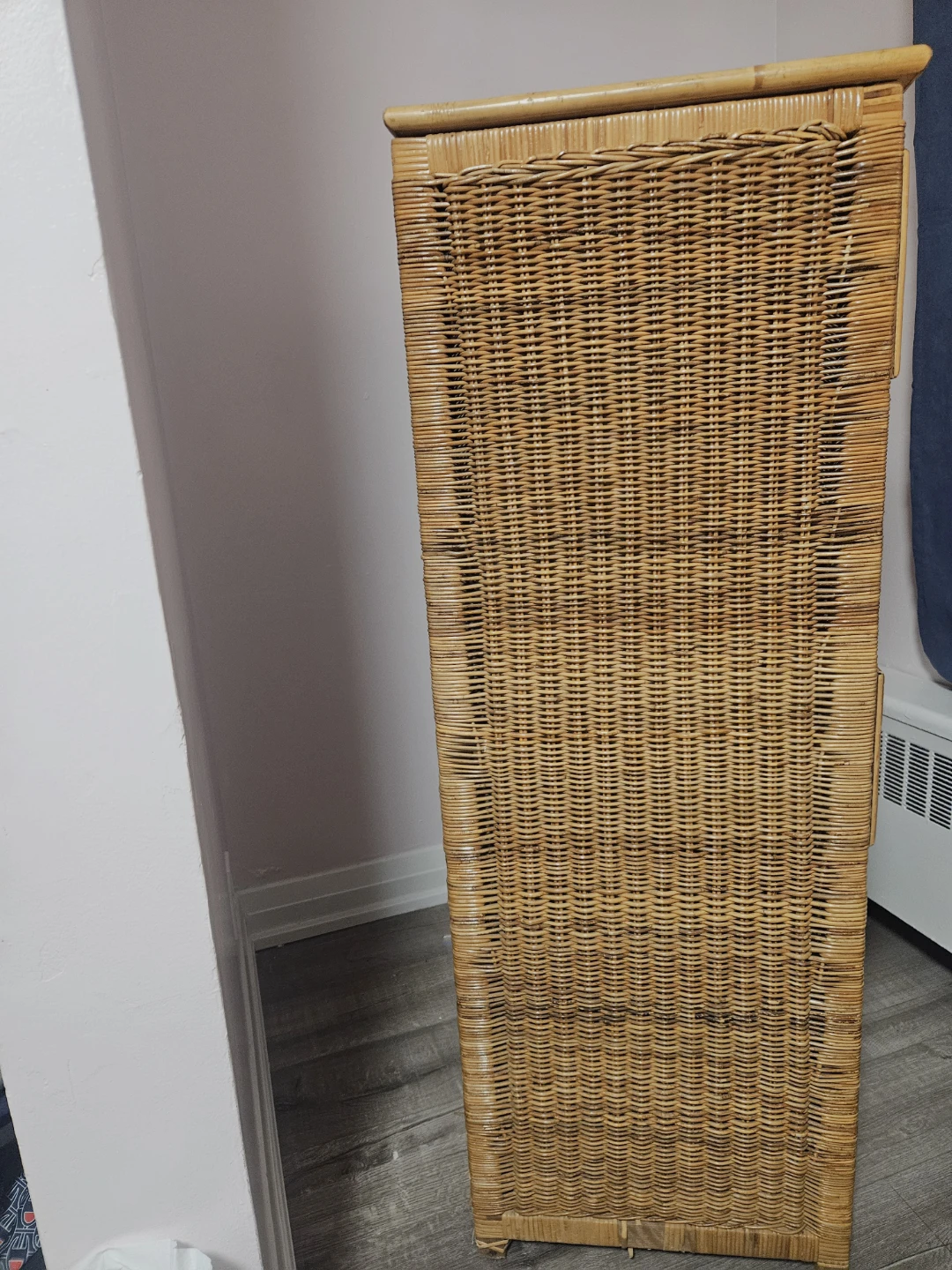 Rattan dresser with 5 drawers - photo 2