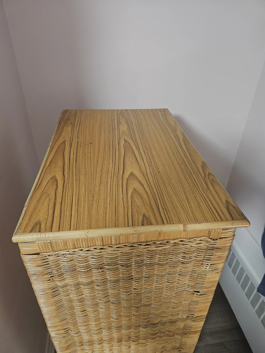 Rattan dresser with 5 drawers - photo 4
