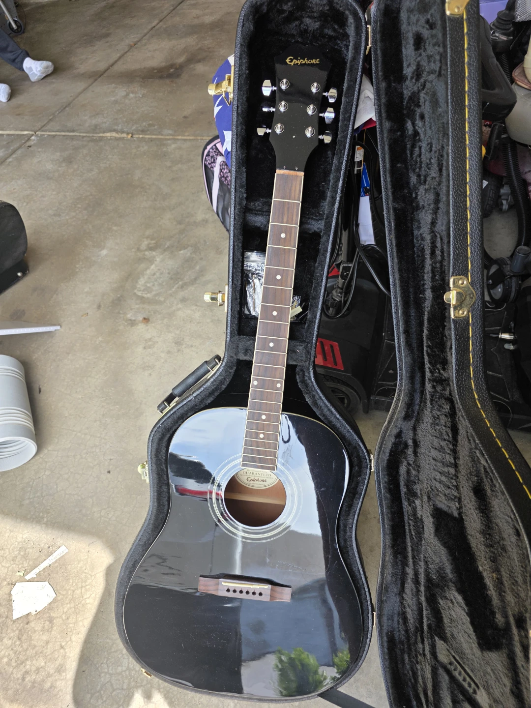 Epiphone Acoustic Guitar with Case