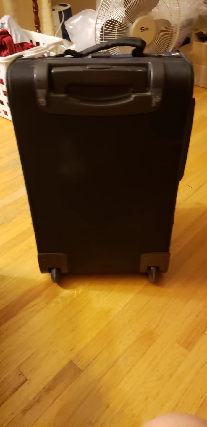 Black and Blue Rolling Suitcase - photo 2