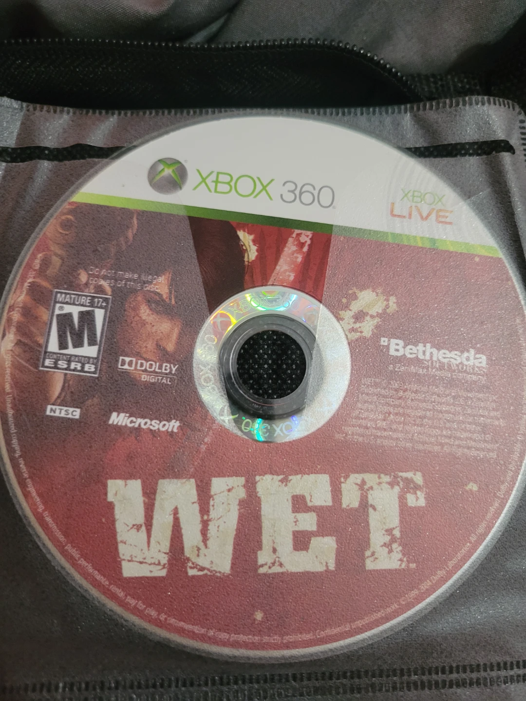 Xbox 360 WET Game