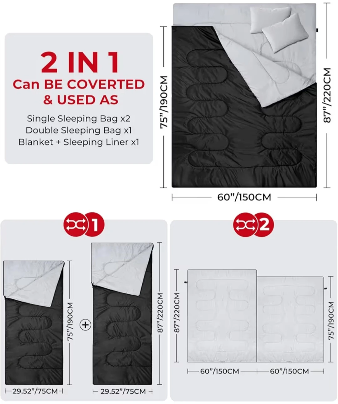 Sleeping Bag - Queen Size - photo 5