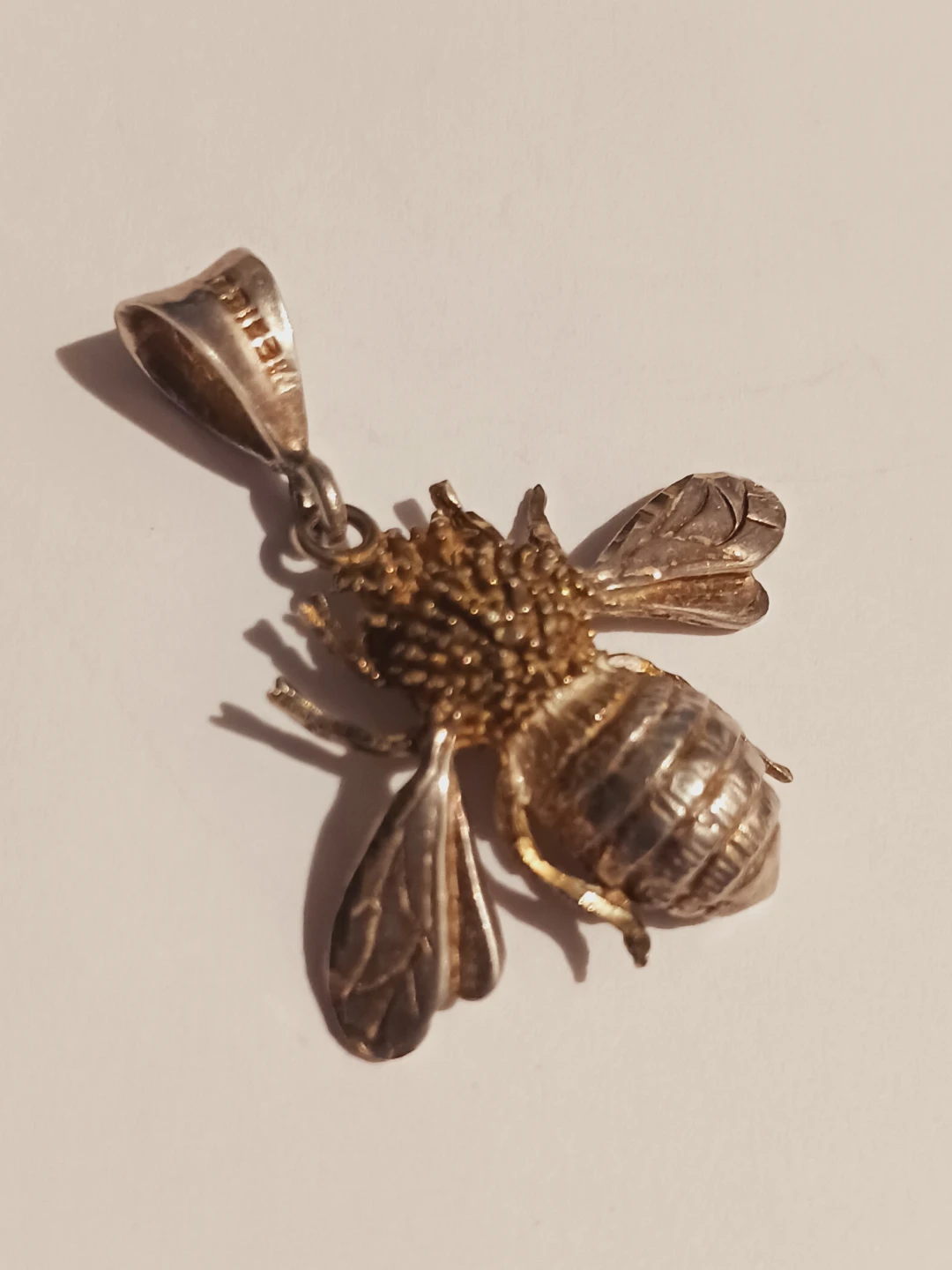 Taxco Mexico 925 Sterling Silver Bumble Bee Pendant - photo 5