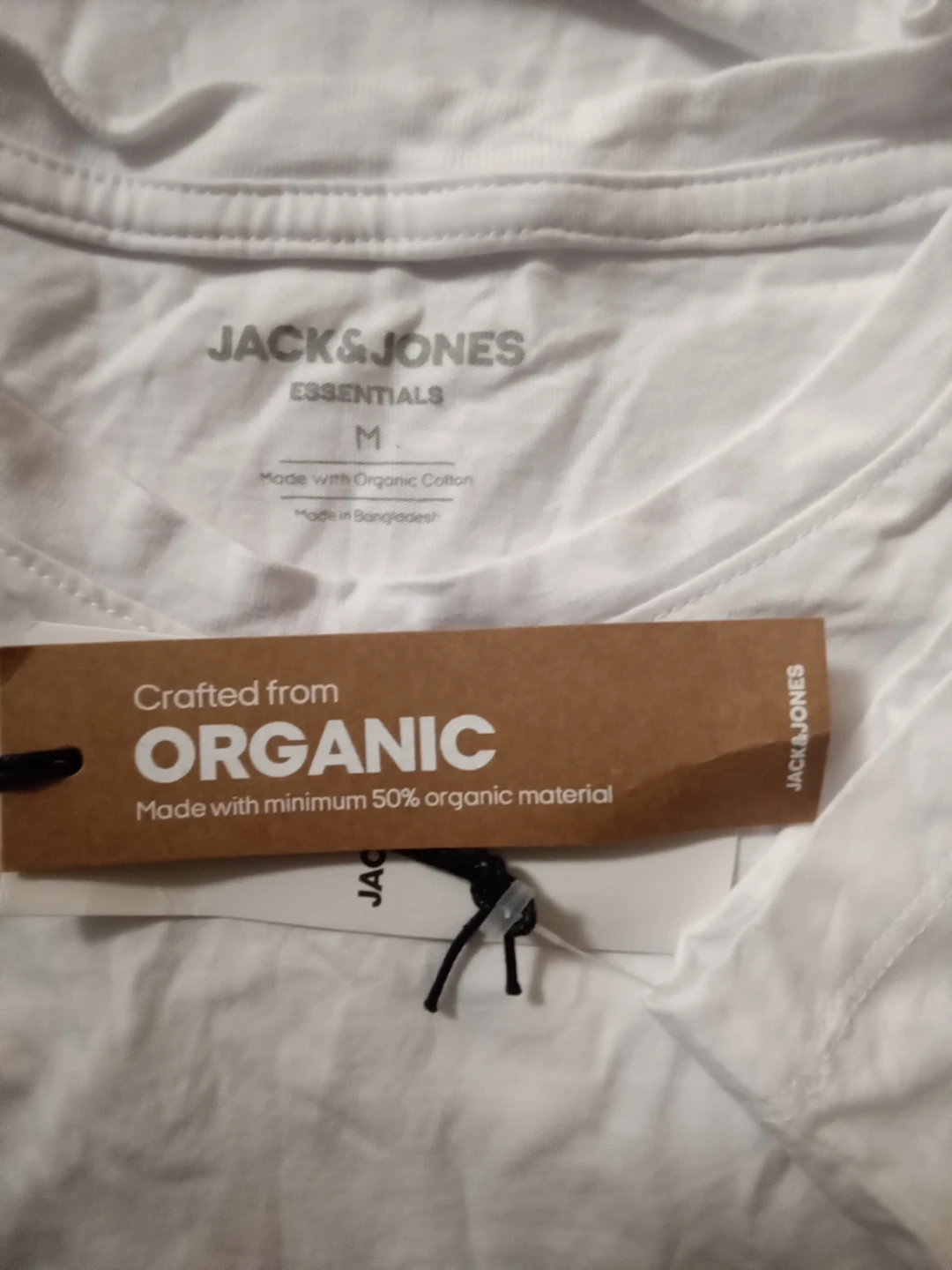Jack & Jones JJOrganic Basic Tee - White/Slim - EU M - photo 2