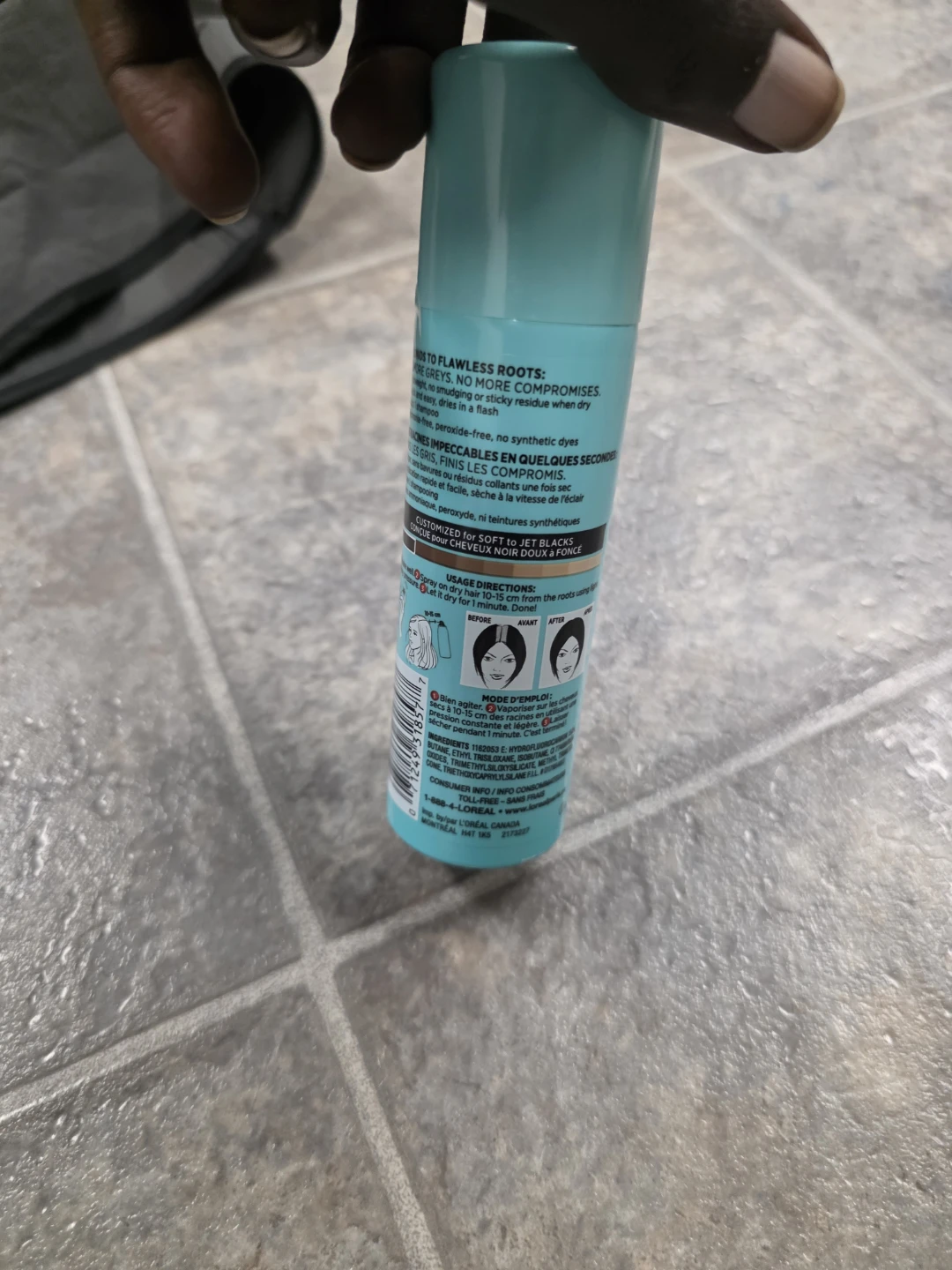 L'Oréal Magic Root Cover Up Spray - Black 15 cad per can - photo 2