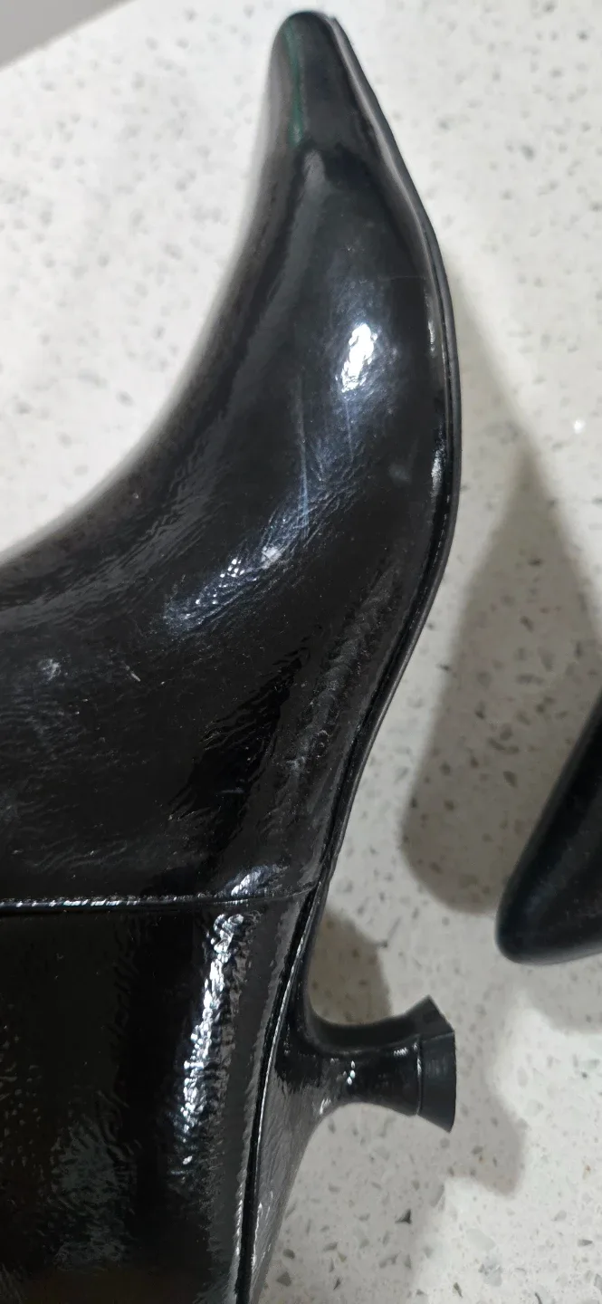 Steve Madden Black Patent Ankle Boots - photo 4