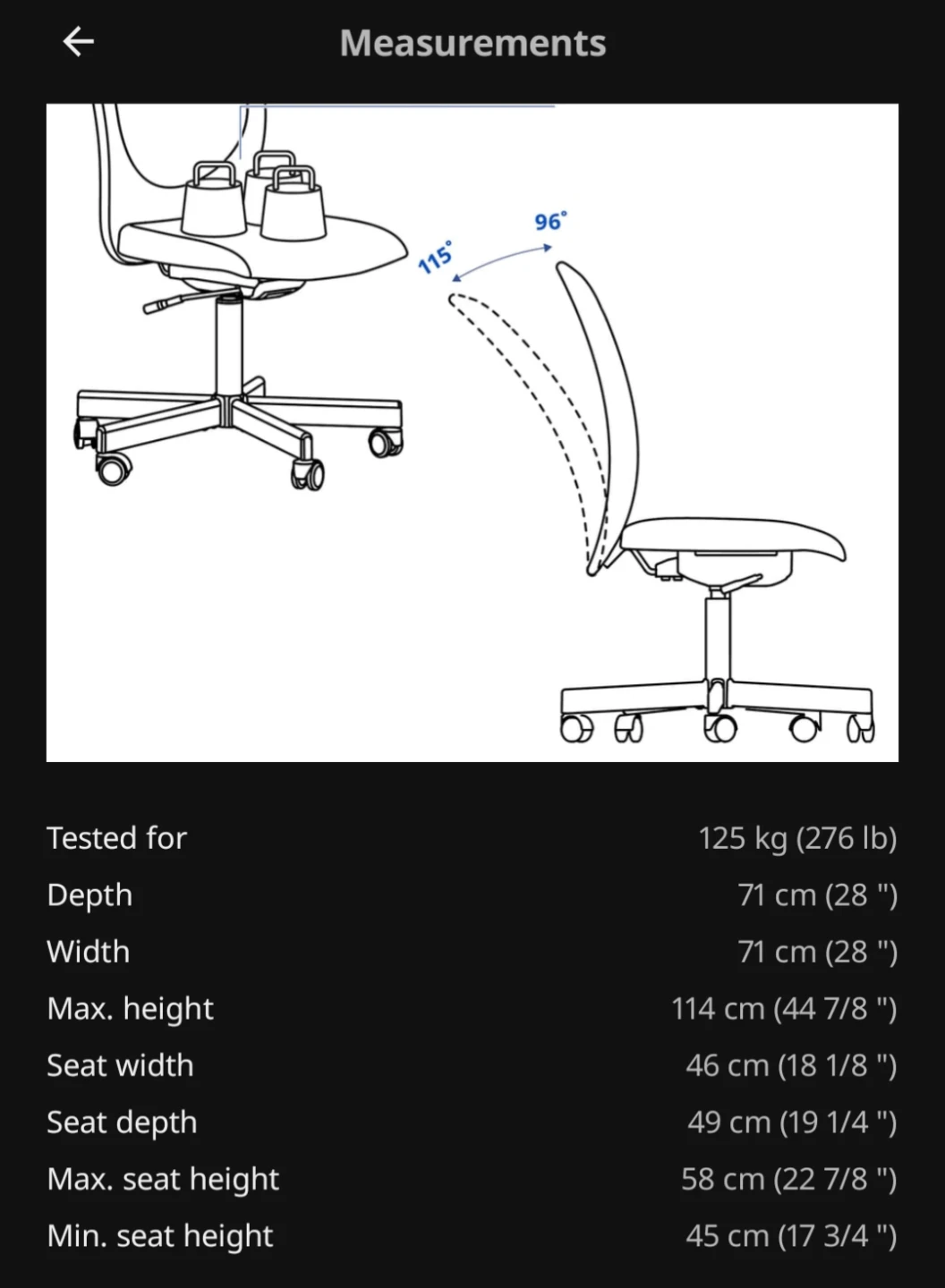 Black Office Chair - photo 3