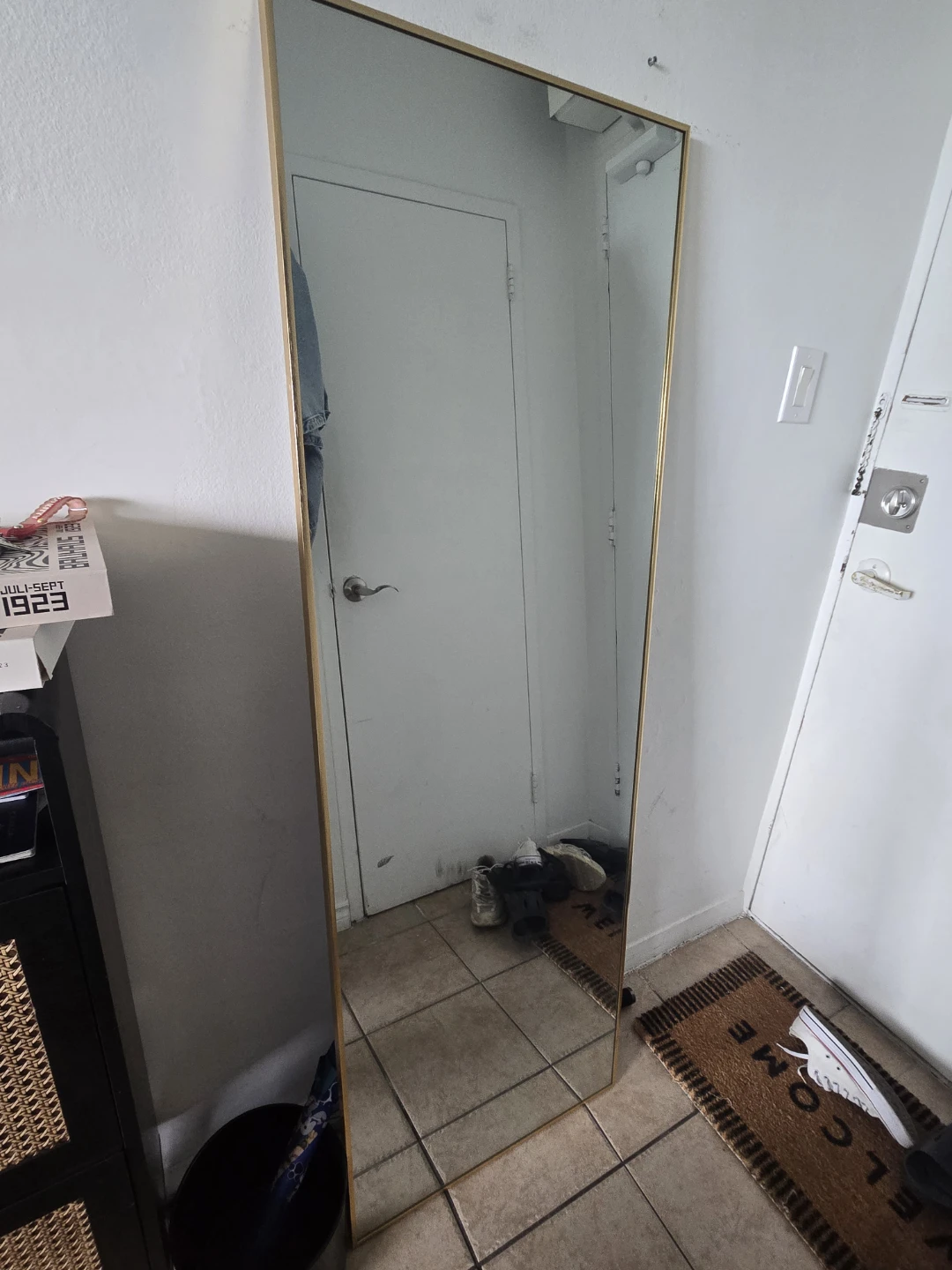 Gold Framed Full Length Mirror