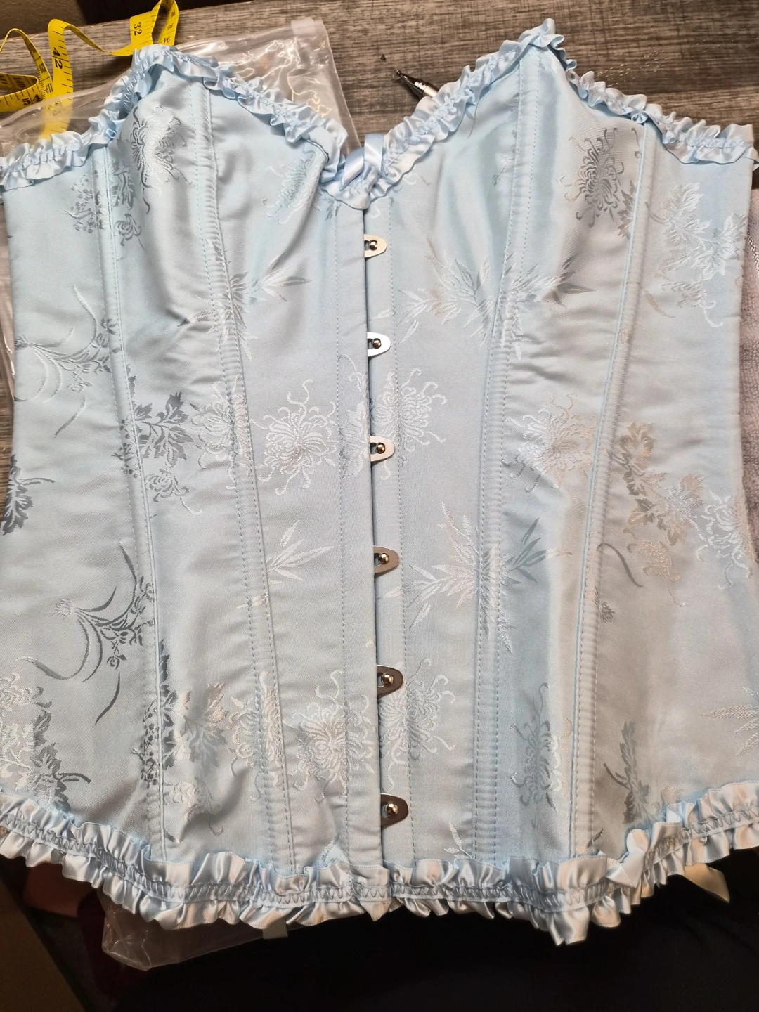 SZIVYSHI Light Blue Corset - Size L