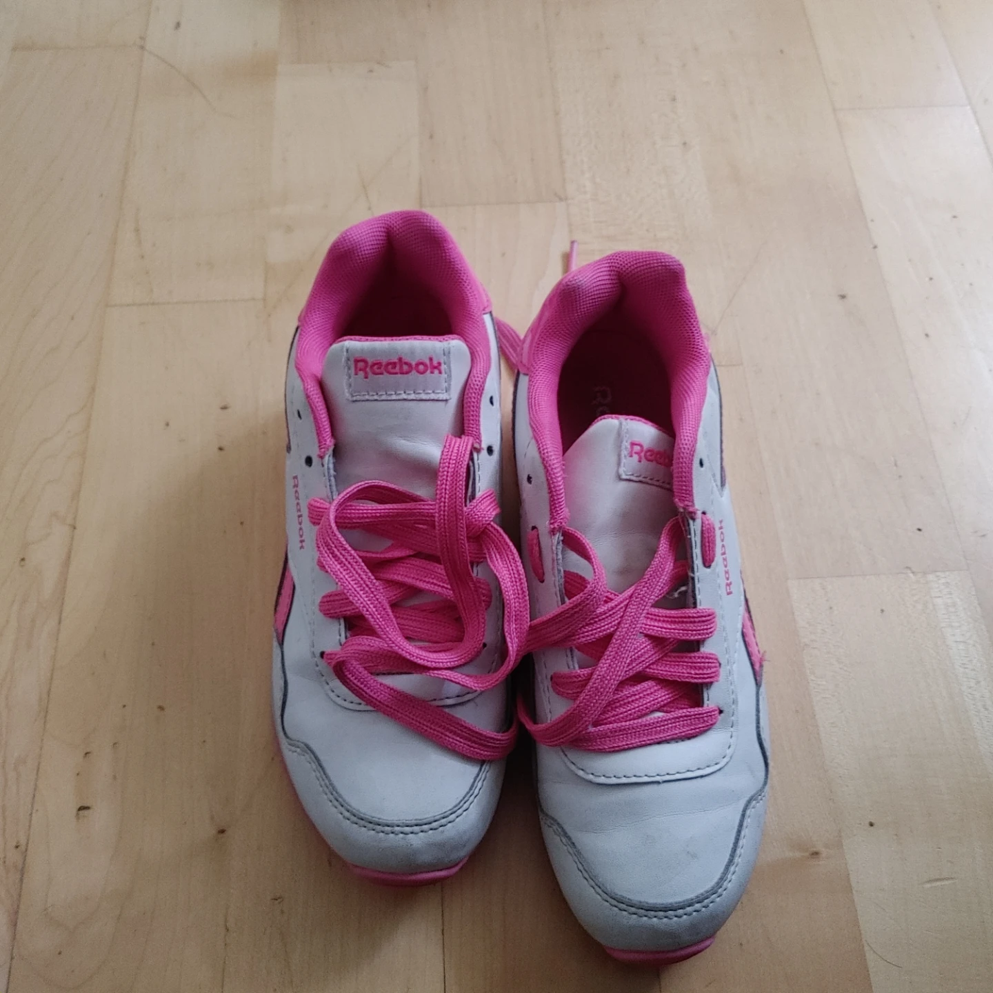 Reebok Girls Pink & White Running Shoes