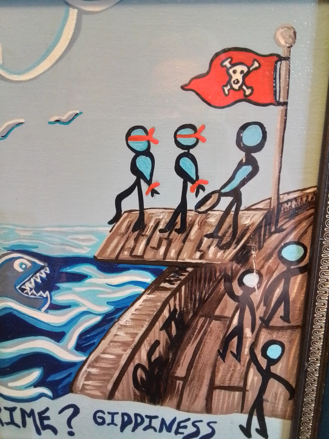 Framed Artwork "Crime? Gippiness" - photo 2