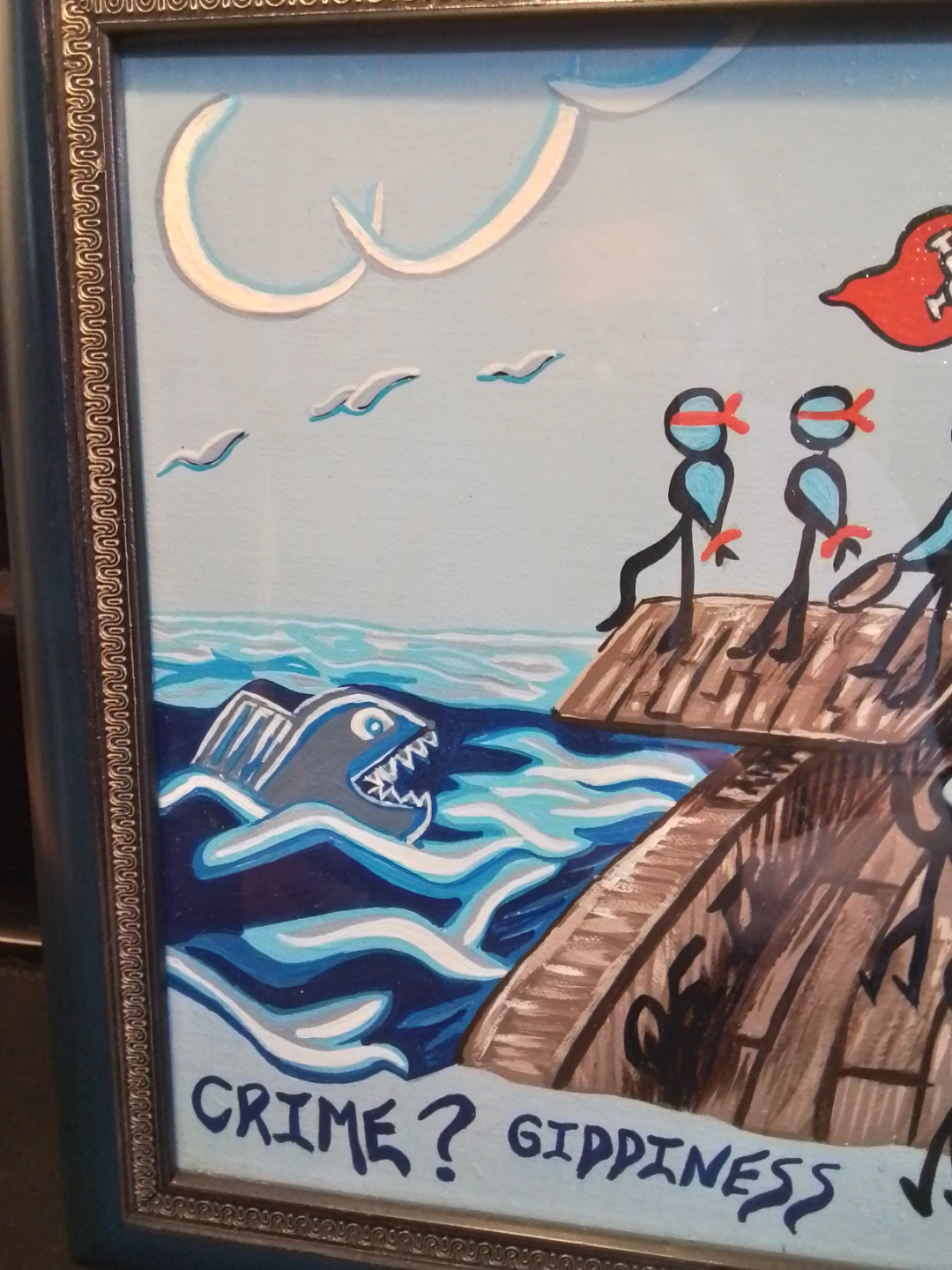 Framed Artwork "Crime? Gippiness" - photo 3