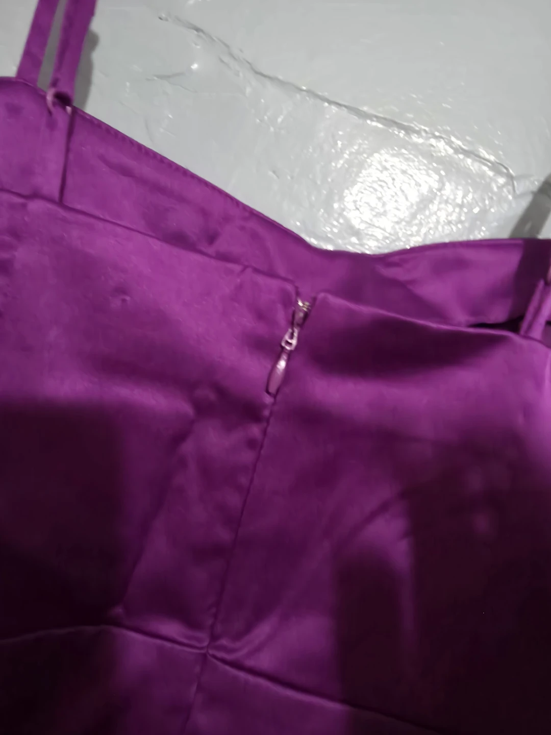Forever 21 Purple Satin Mini Dress S ⚽️ - photo 2