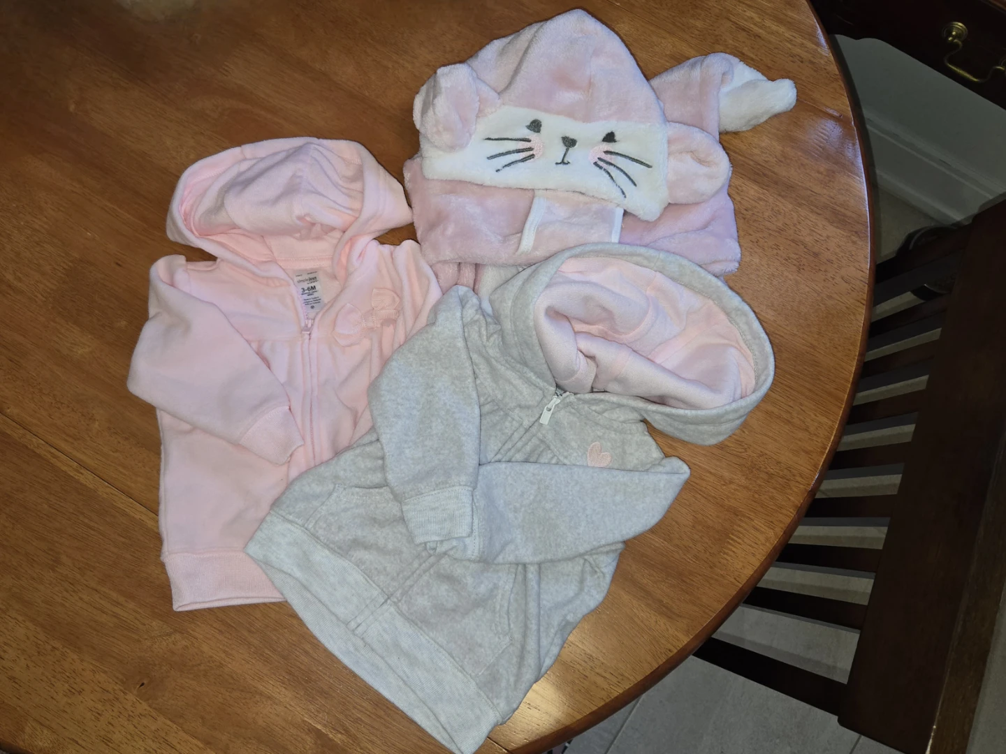 Bundle Baby Girl Carter's Hoodies and Sleeper
